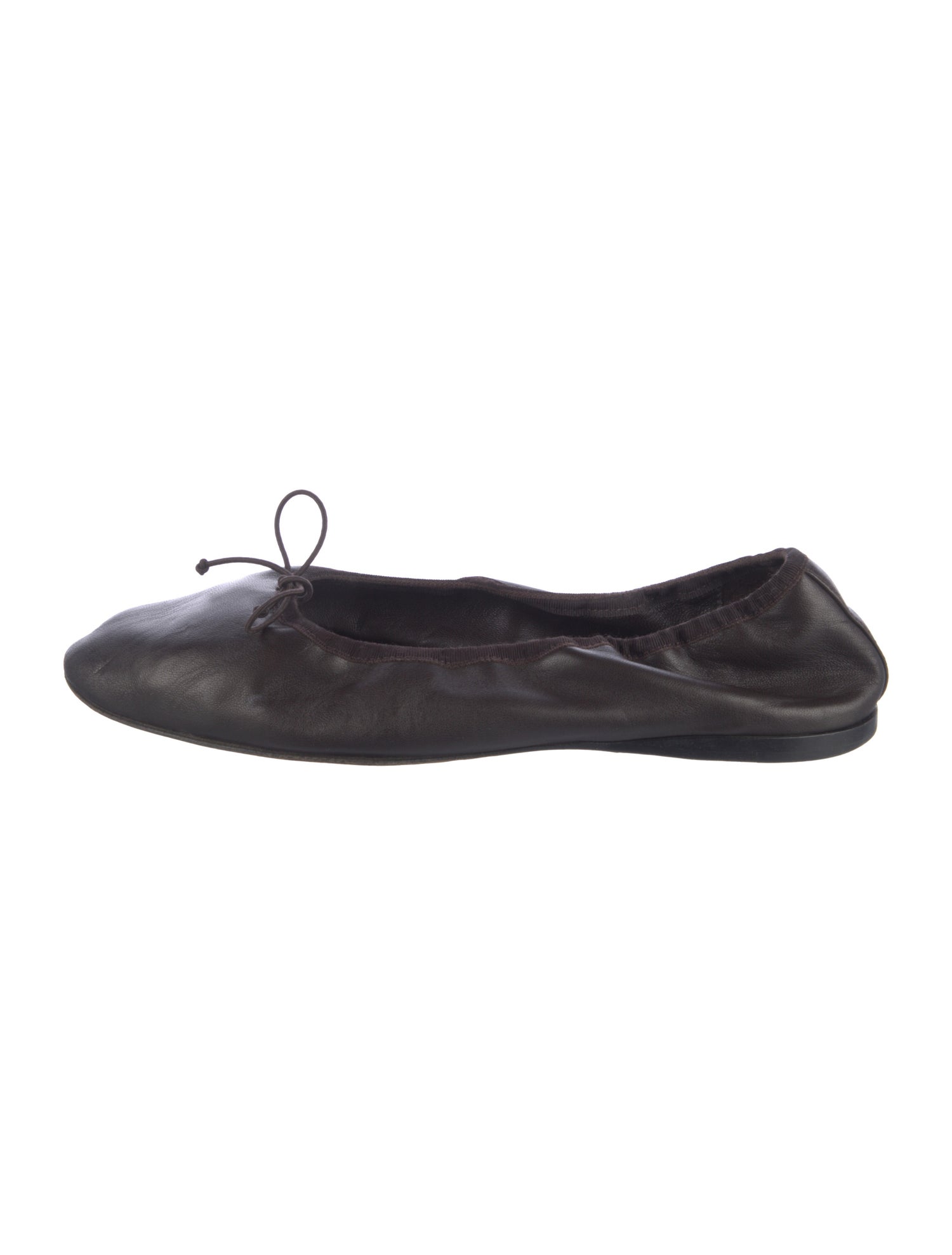 The Row Awar Leather Ballet Flats