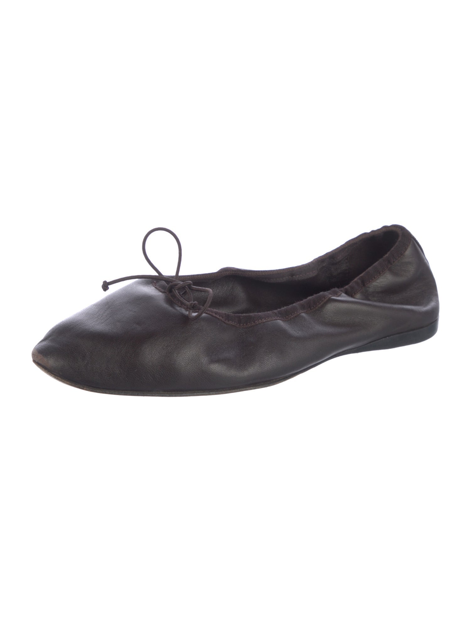 The Row Awar Leather Ballet Flats