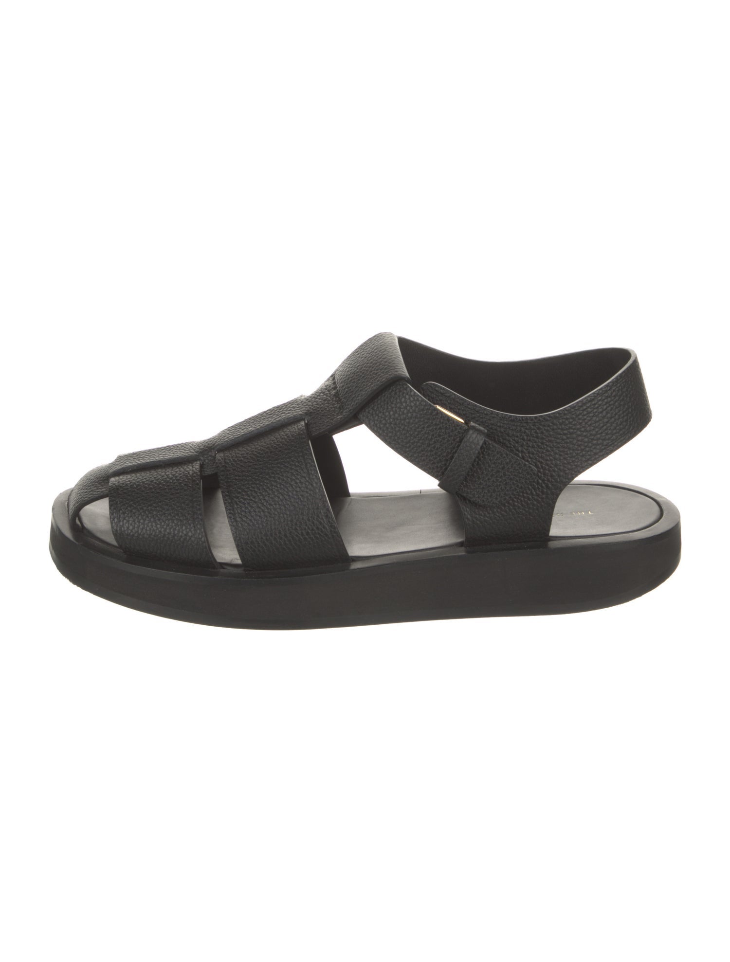 The Row Fisherman Leather Slingback Sandals