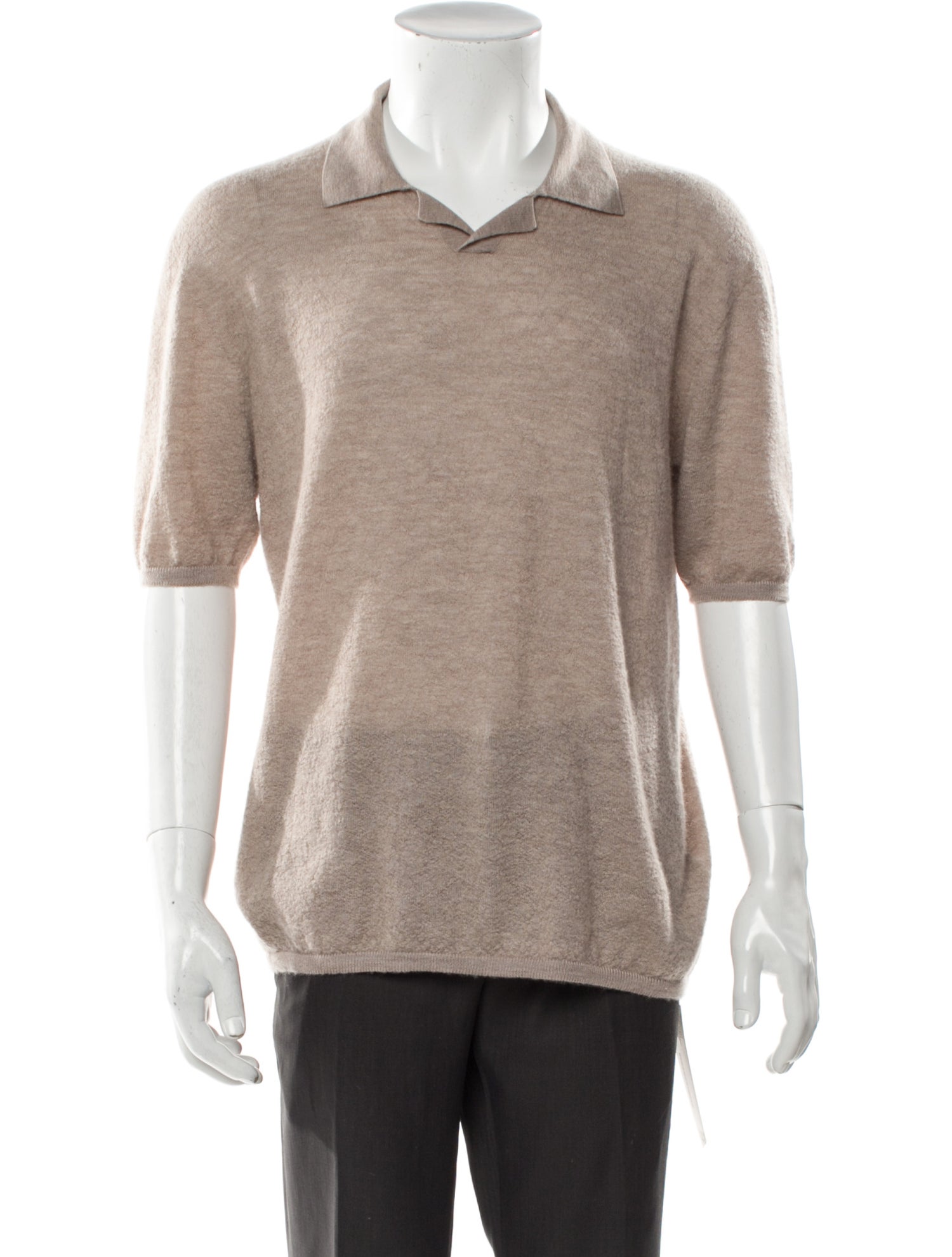The Row Isao Cashmere Polo Sweater