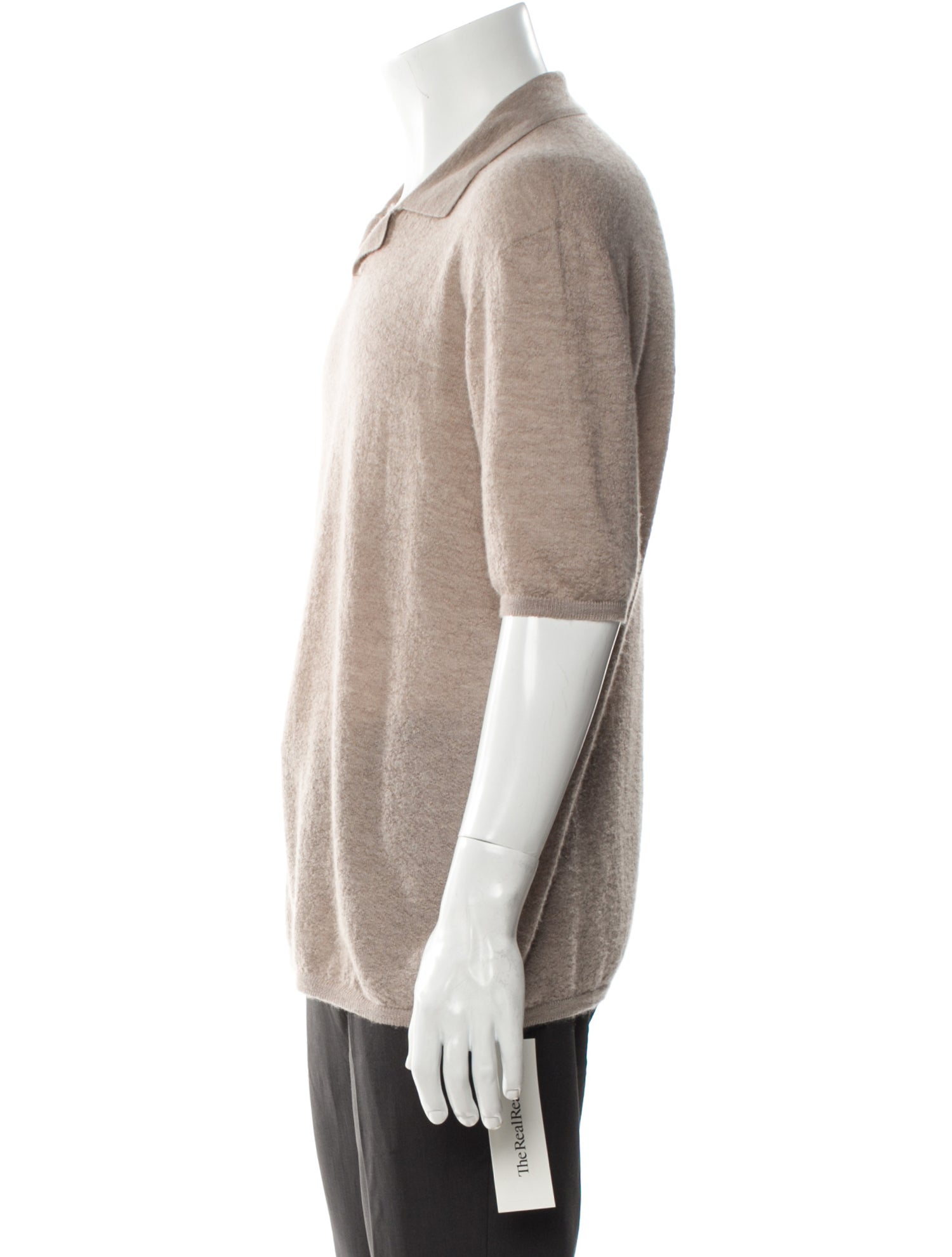 The Row Isao Cashmere Polo Sweater