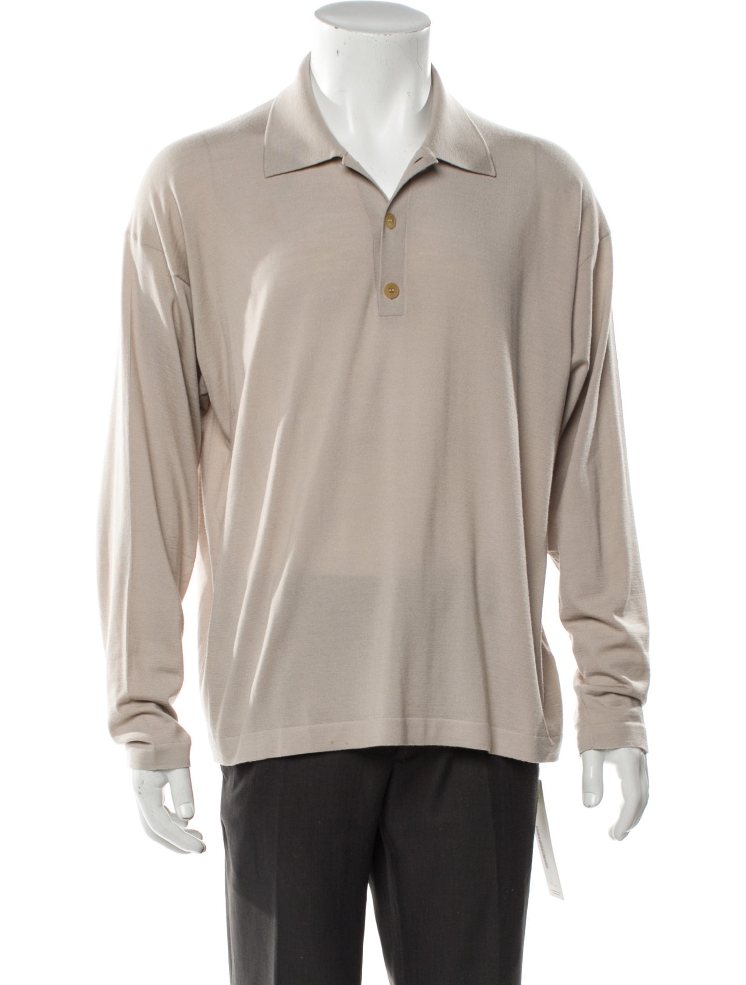 The Row Djon Wool Polo Sweater