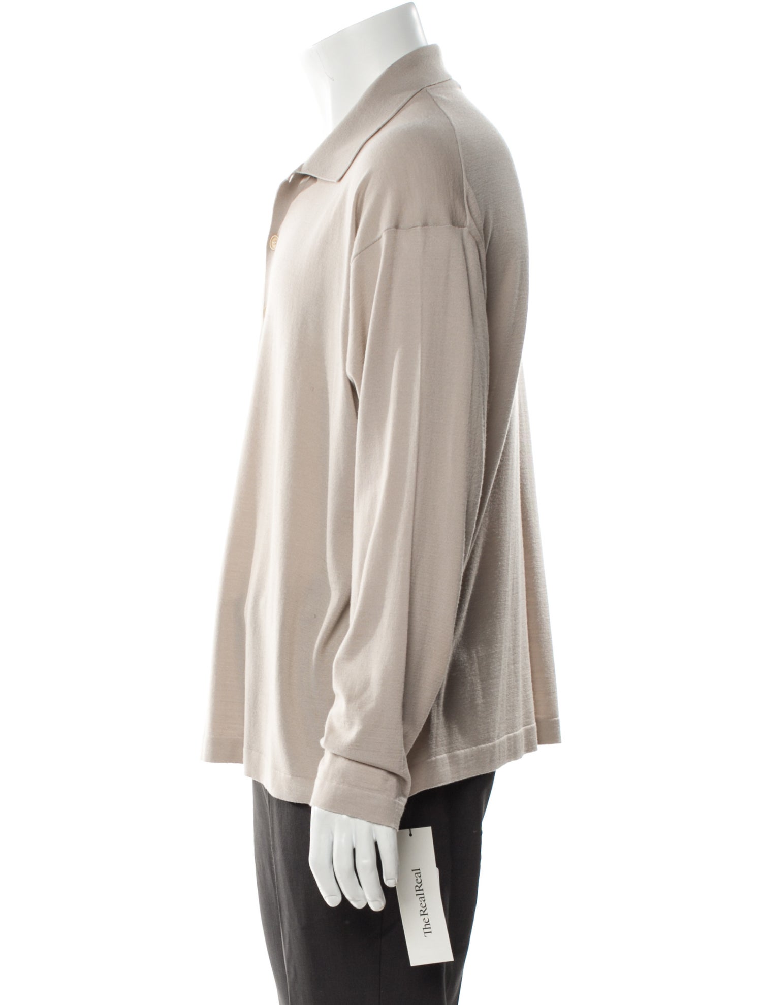 The Row Djon Wool Polo Sweater