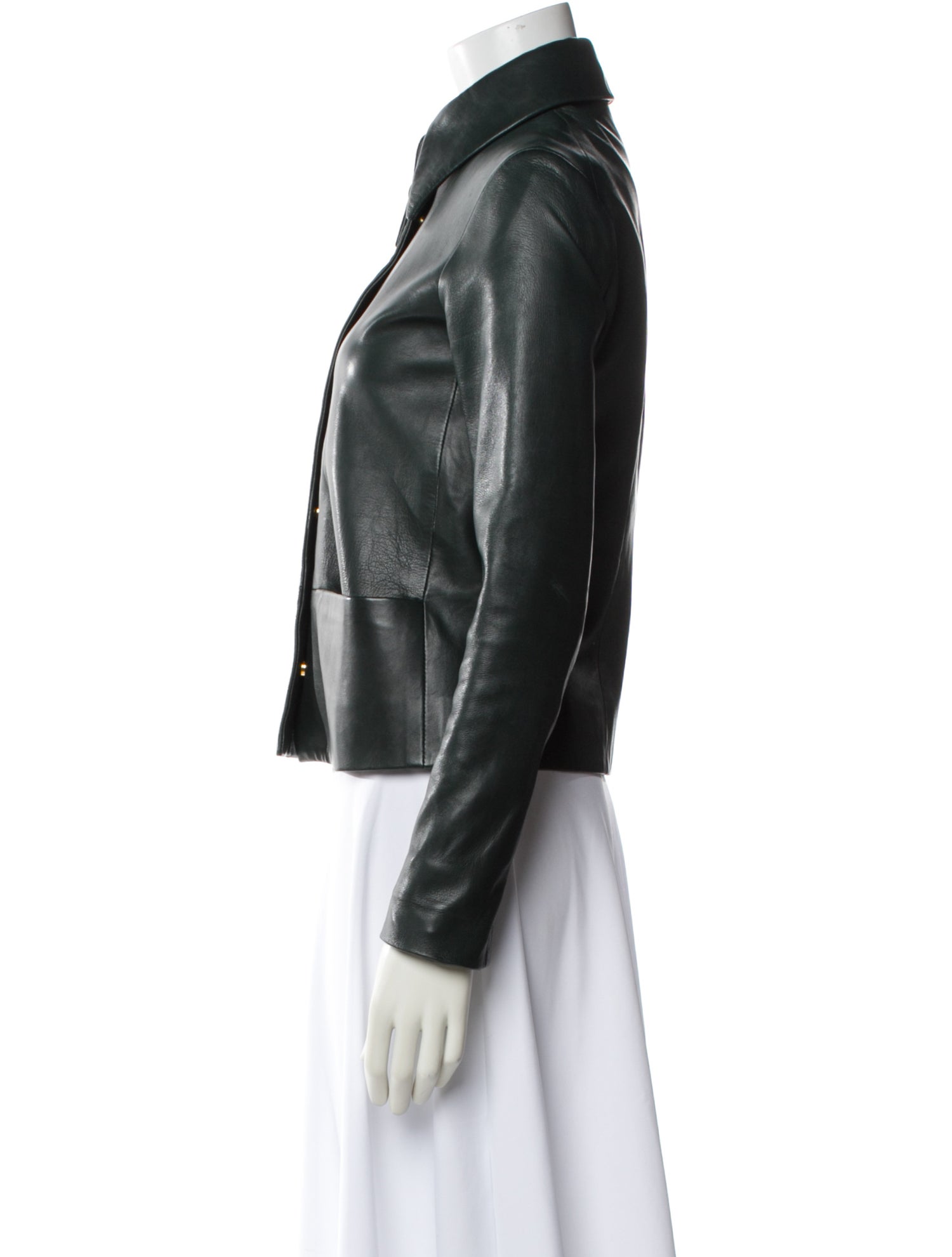 The Row Leather Biker Jacket