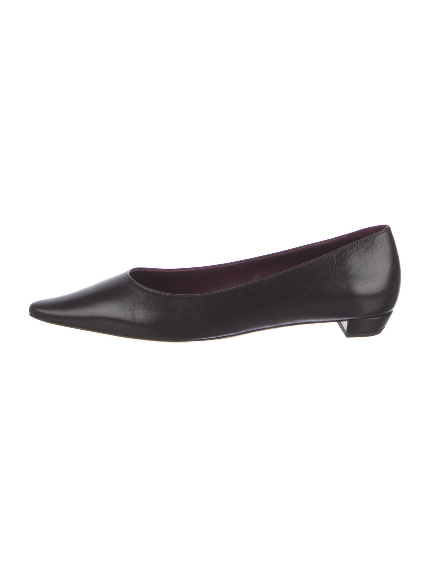 The Row Claudette Leather Ballet Flats