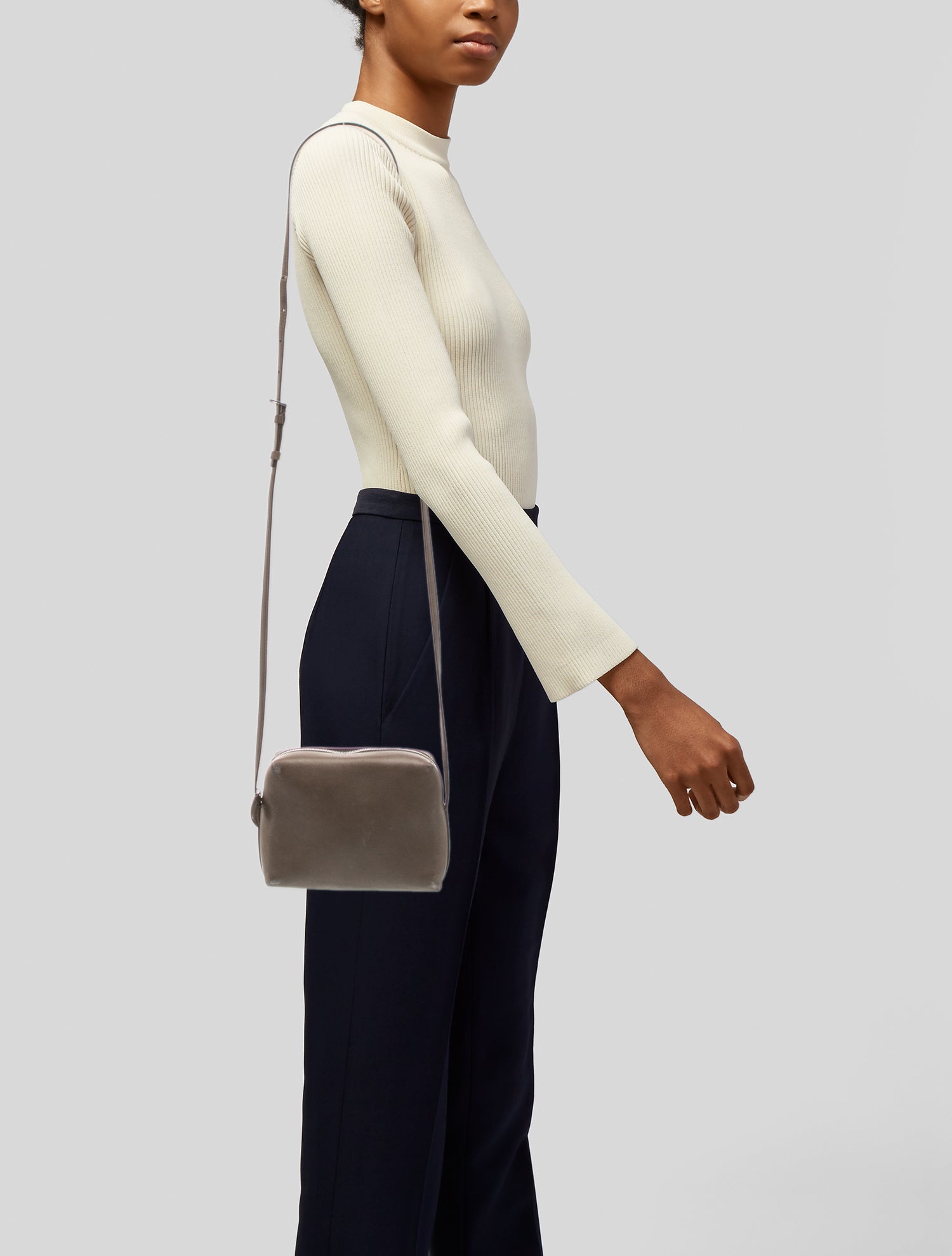 The Row Leather Regent - Green Crossbody Bags, Handbags