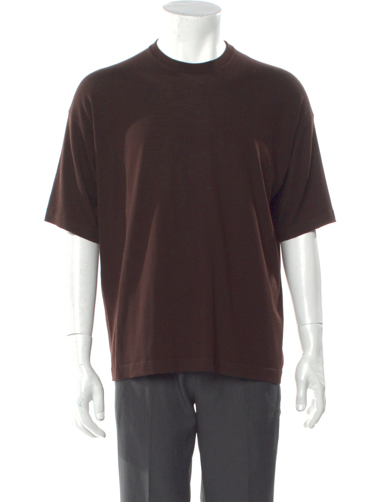 The Row Wool Crew Neck T-Shirt