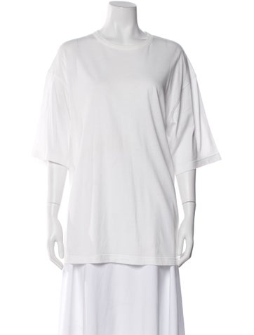 Pre-owned The Row Crew Neck Short Sleeve T-shirt In White