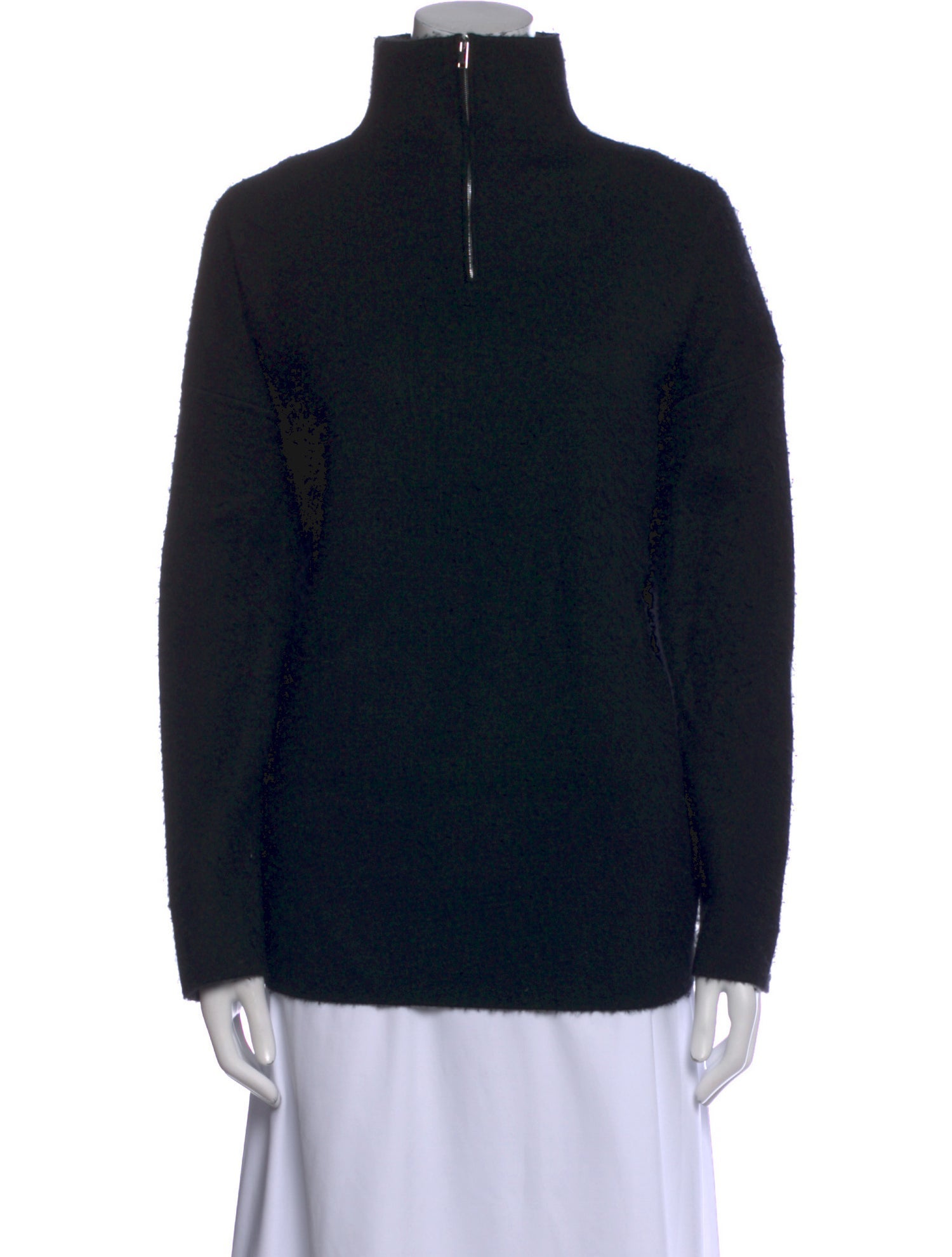 The Row Cashmere Mock Neck Sweater