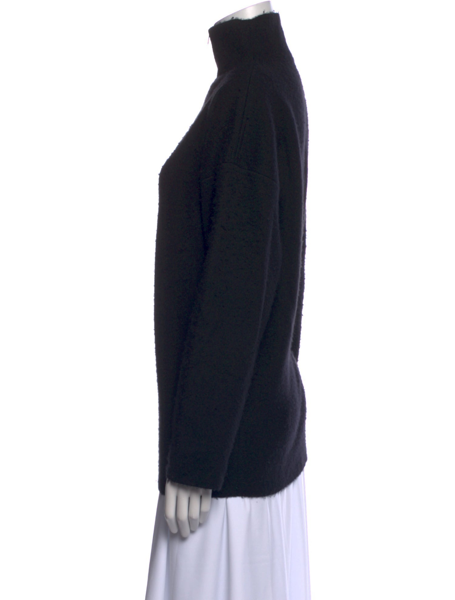 The Row Cashmere Mock Neck Sweater