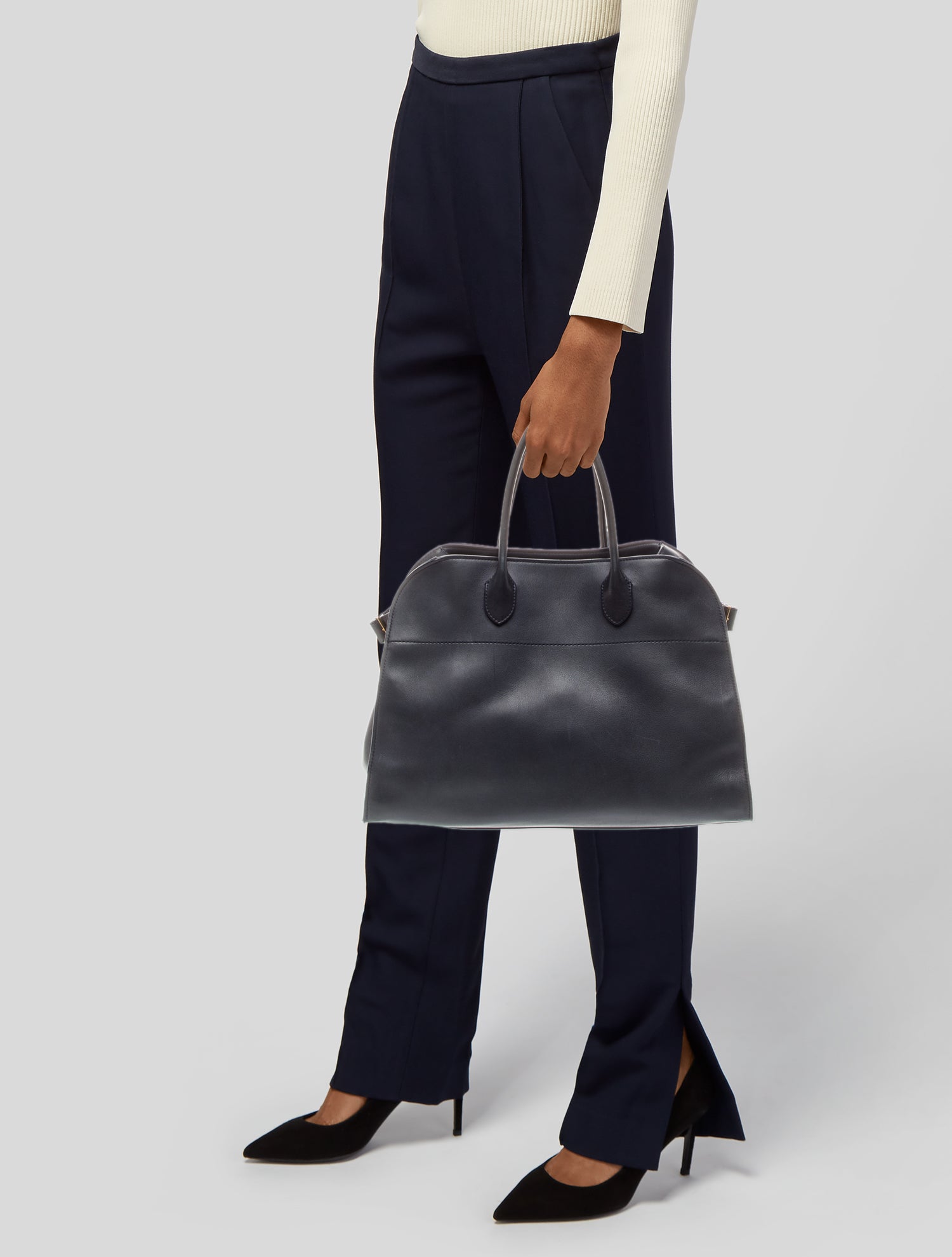The Row Leather Soft Margaux 15