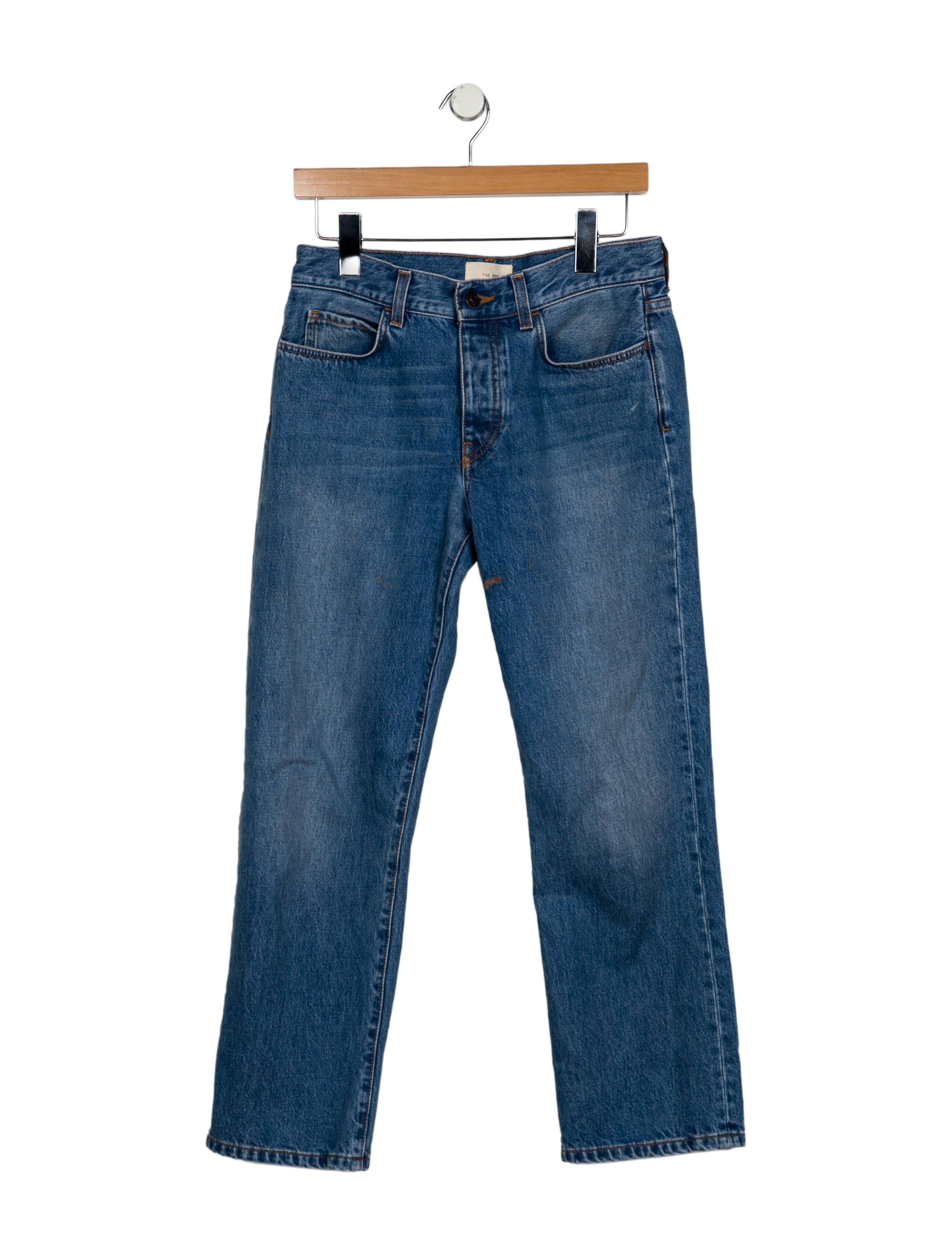 The Row High-Rise Straight Leg Jeans