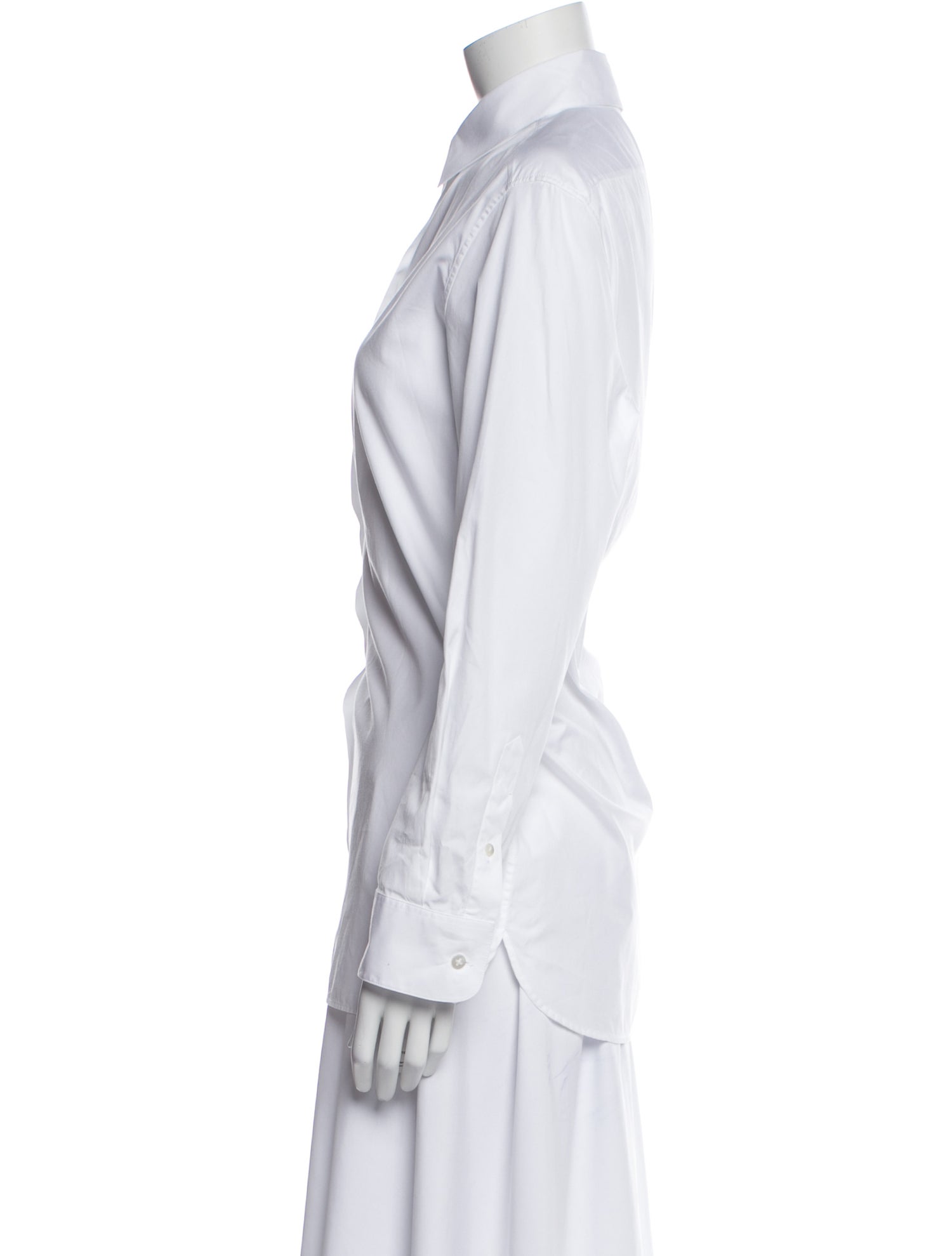 The Row Long Sleeve Button-Up Top