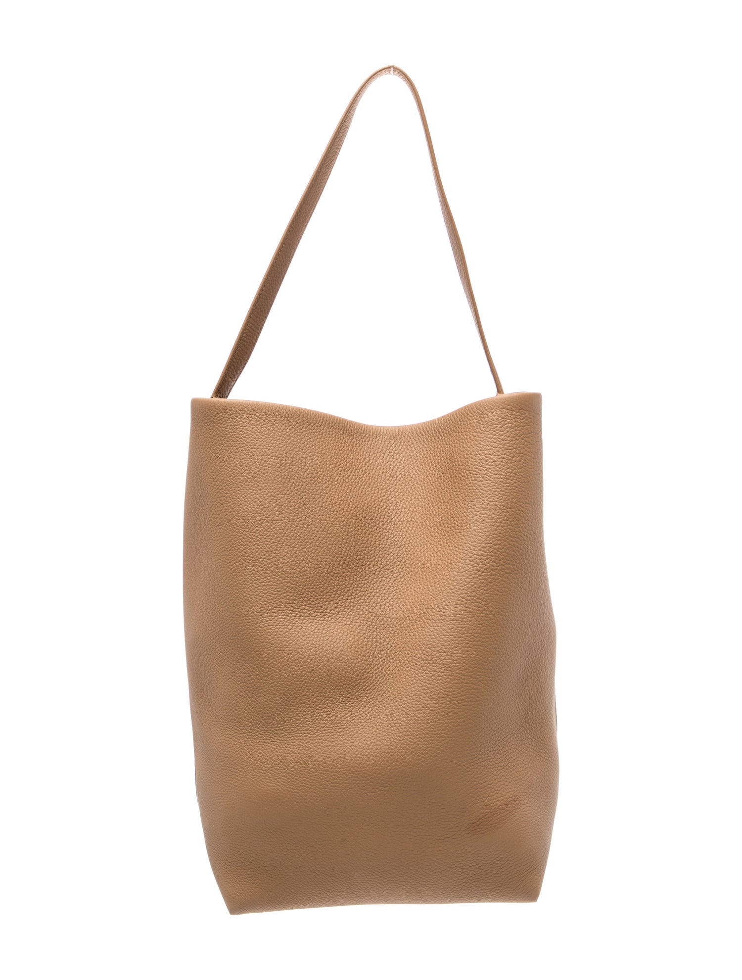 The Row Leather N/S Park Tote Large