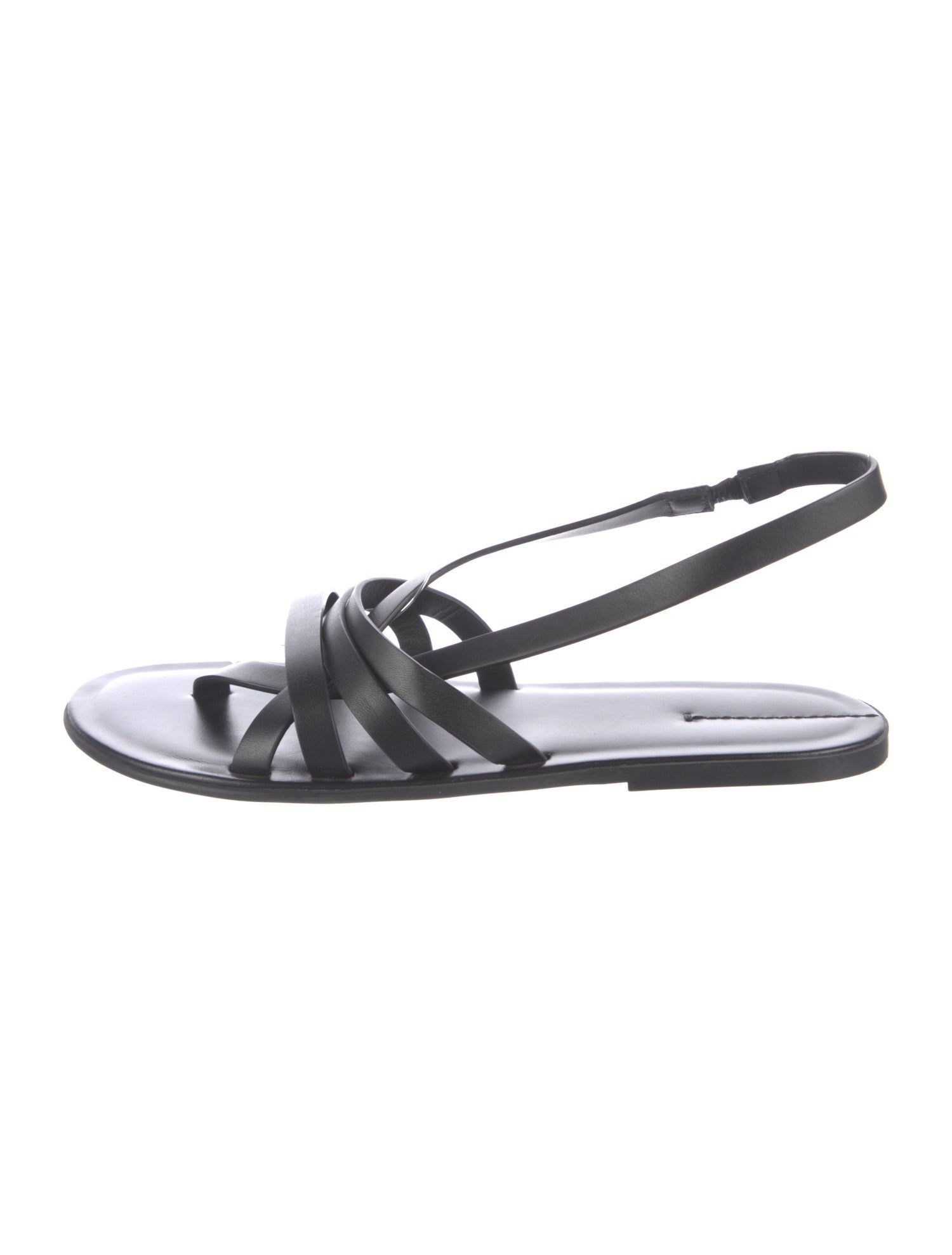 The Row Line Leather Slingback Sandals