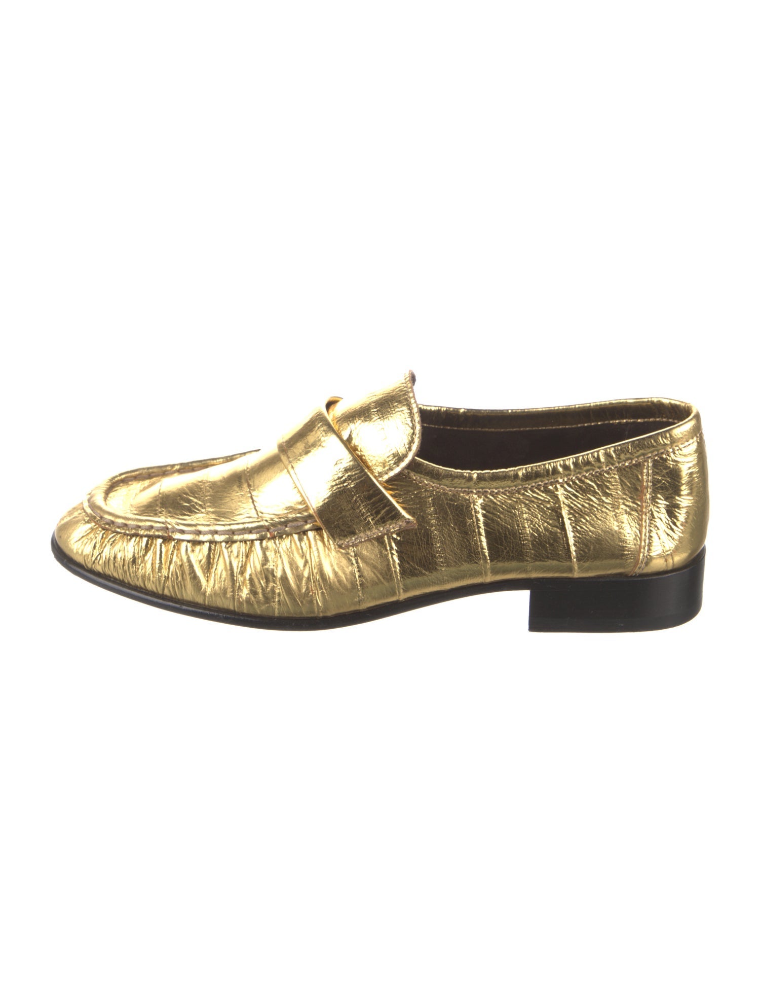 The Row Soft Eel Skin Loafers