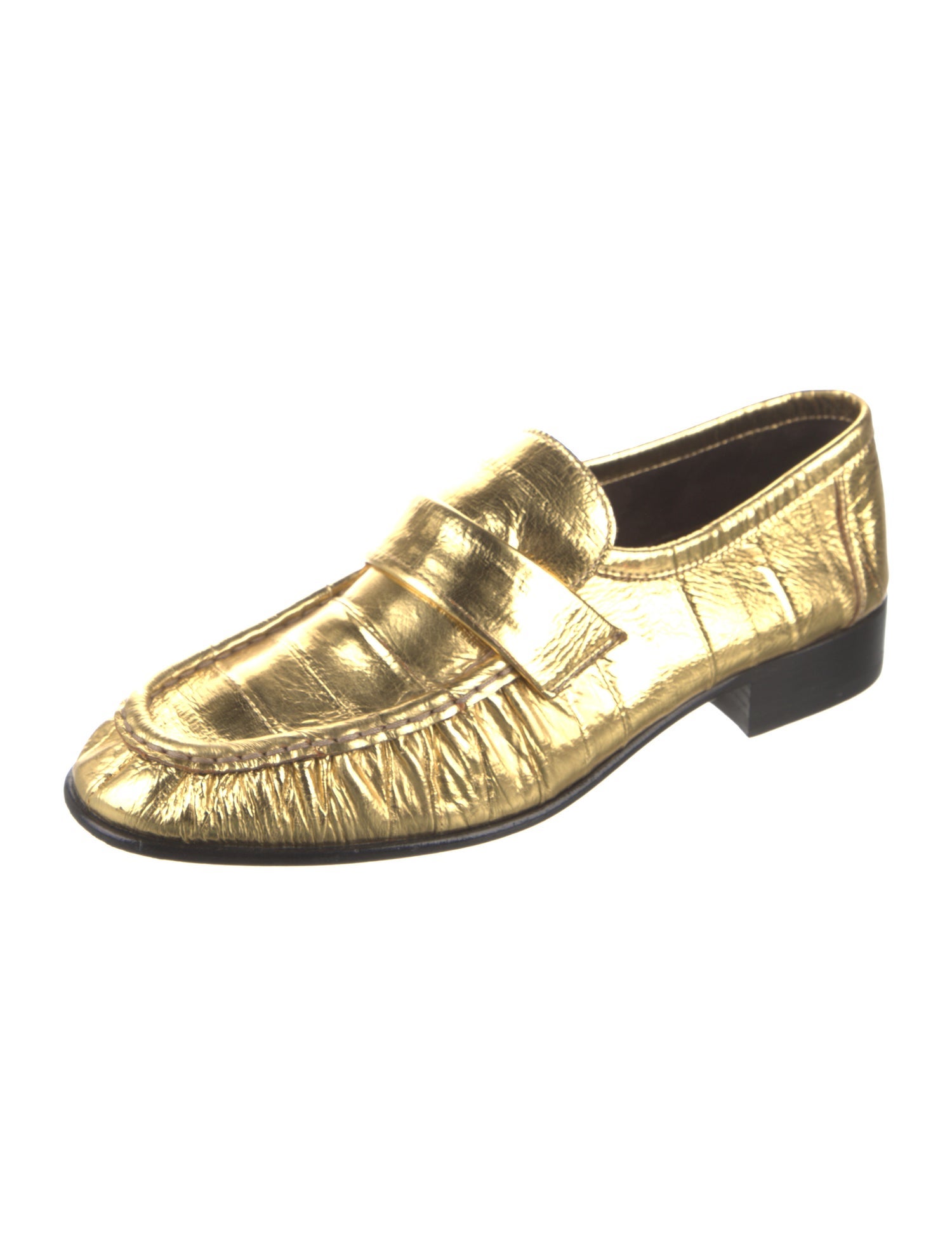 The Row Soft Eel Skin Loafers