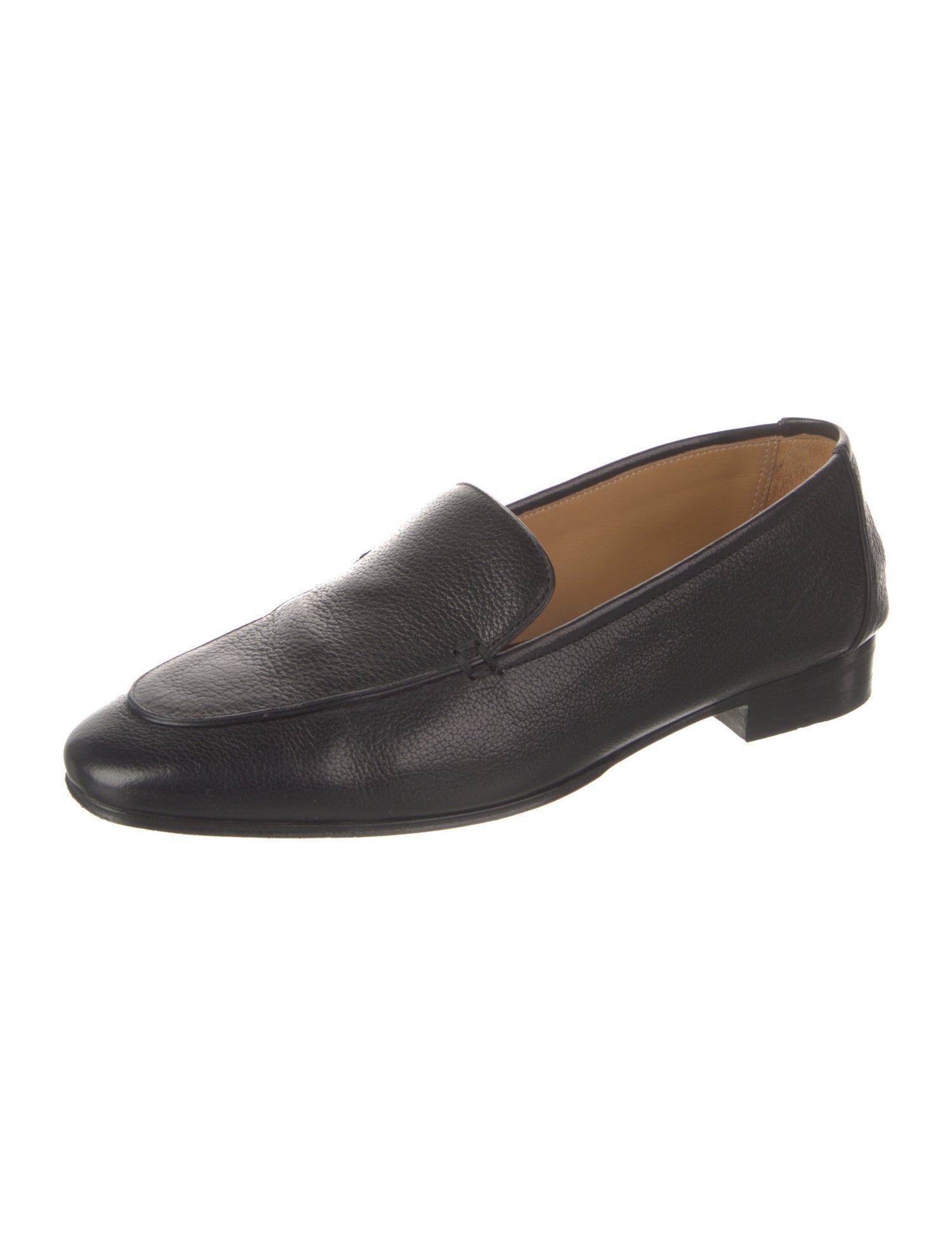 The Row Adam Loafer Leather Loafers