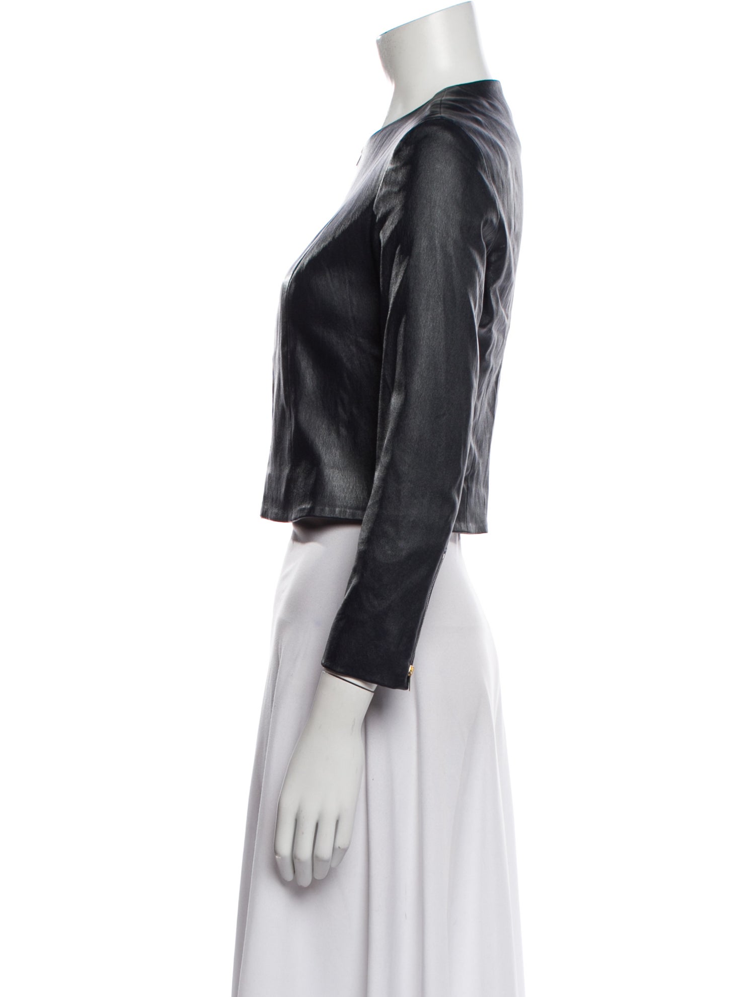 The Row Leather Biker Jacket