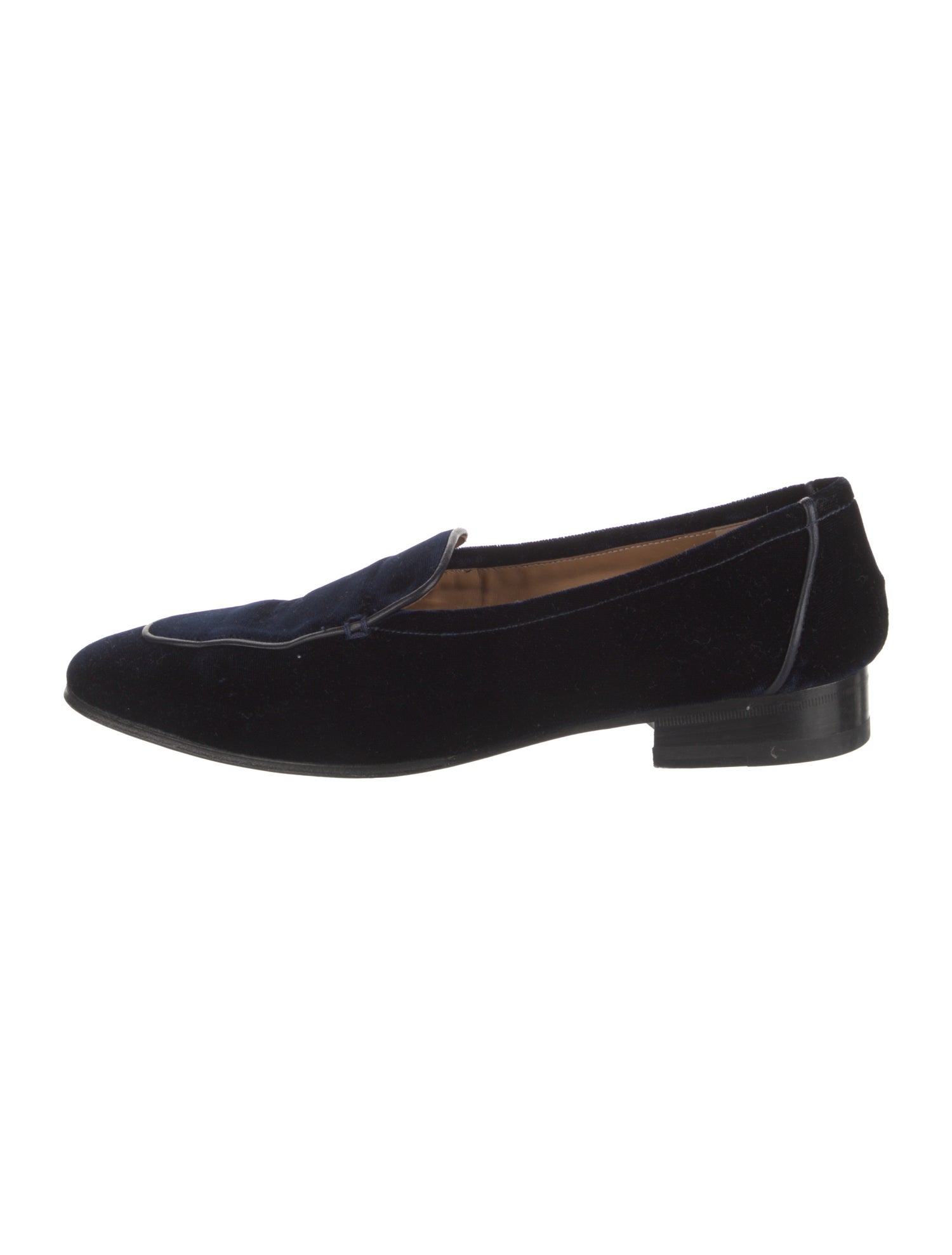The Row Adam Velvet Loafers