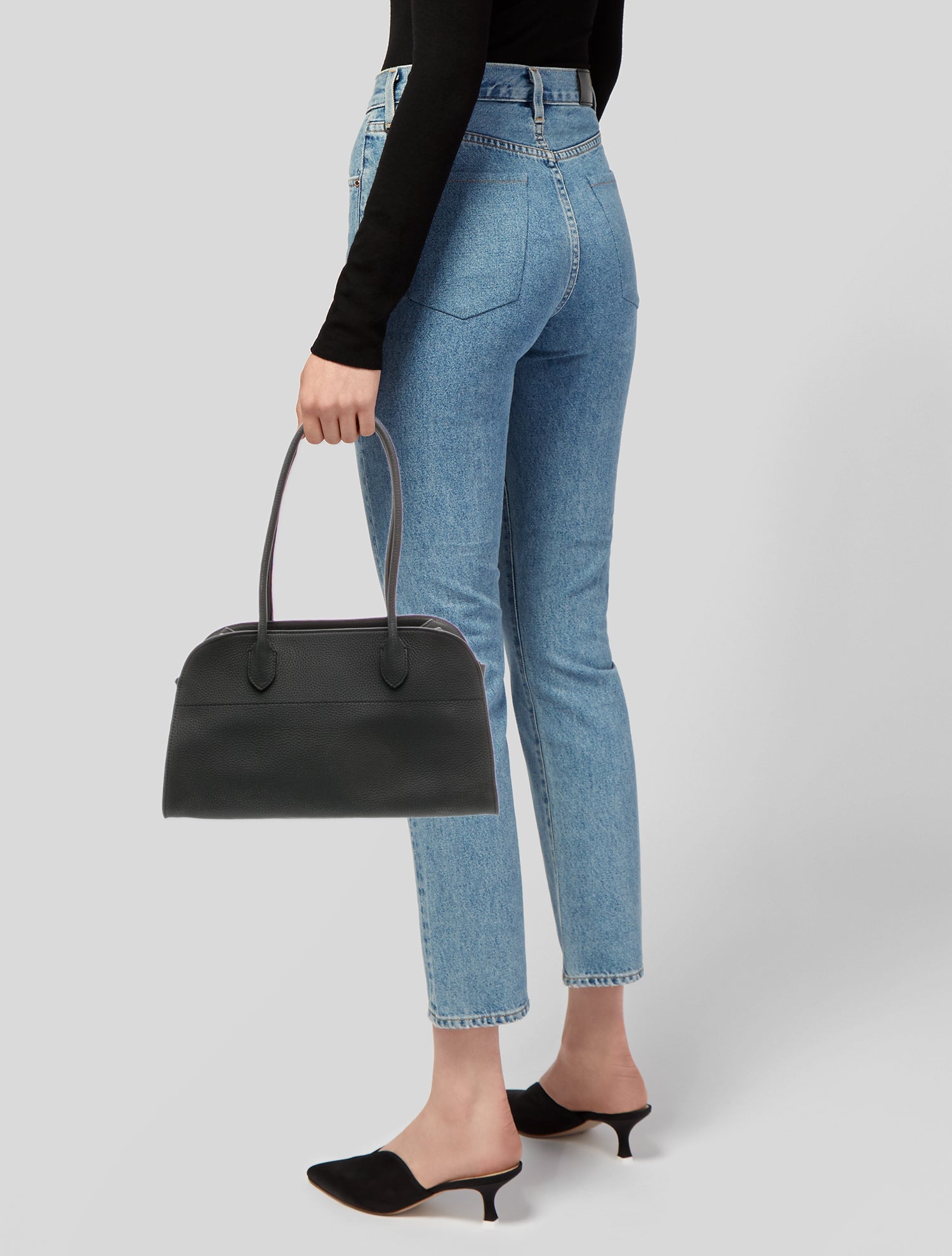 The Row Calfskin Margaux Shoulder 12