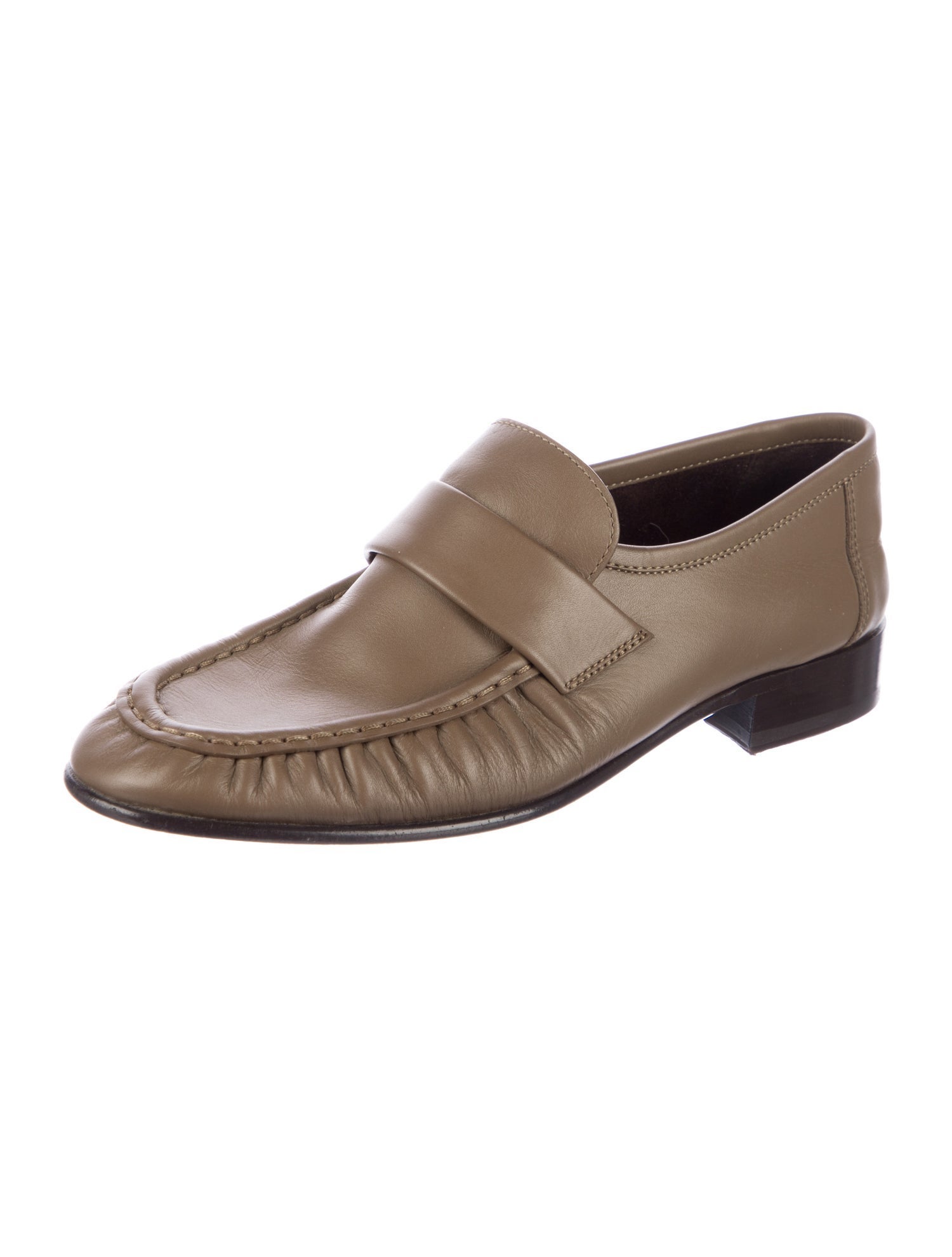 The Row Leather Loafers