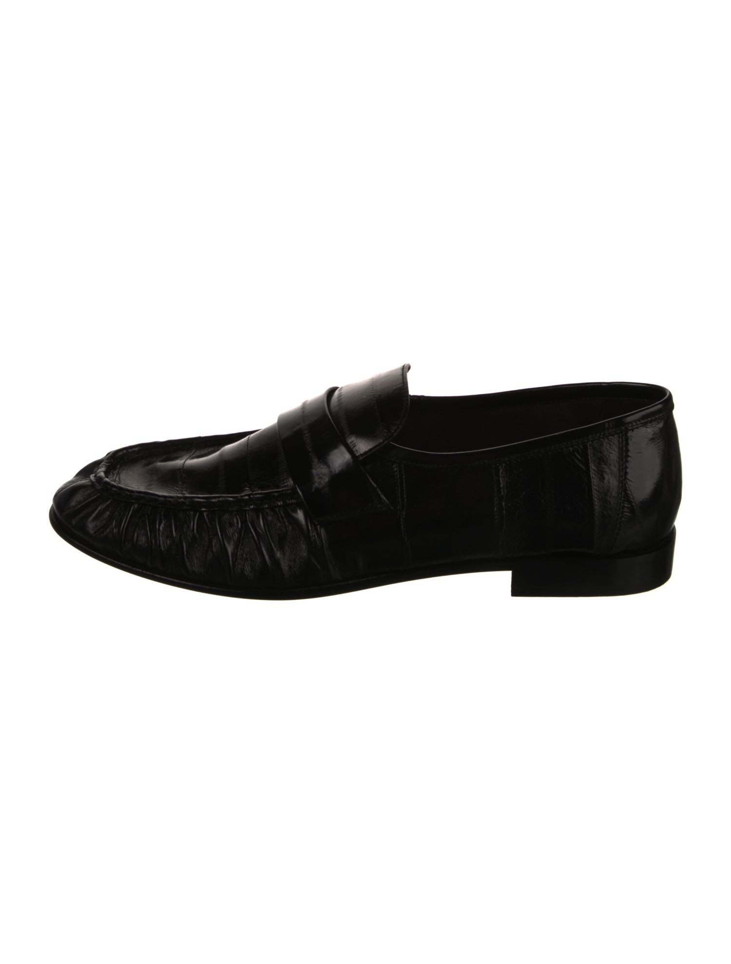 The Row Soft Leather Dress Loafers