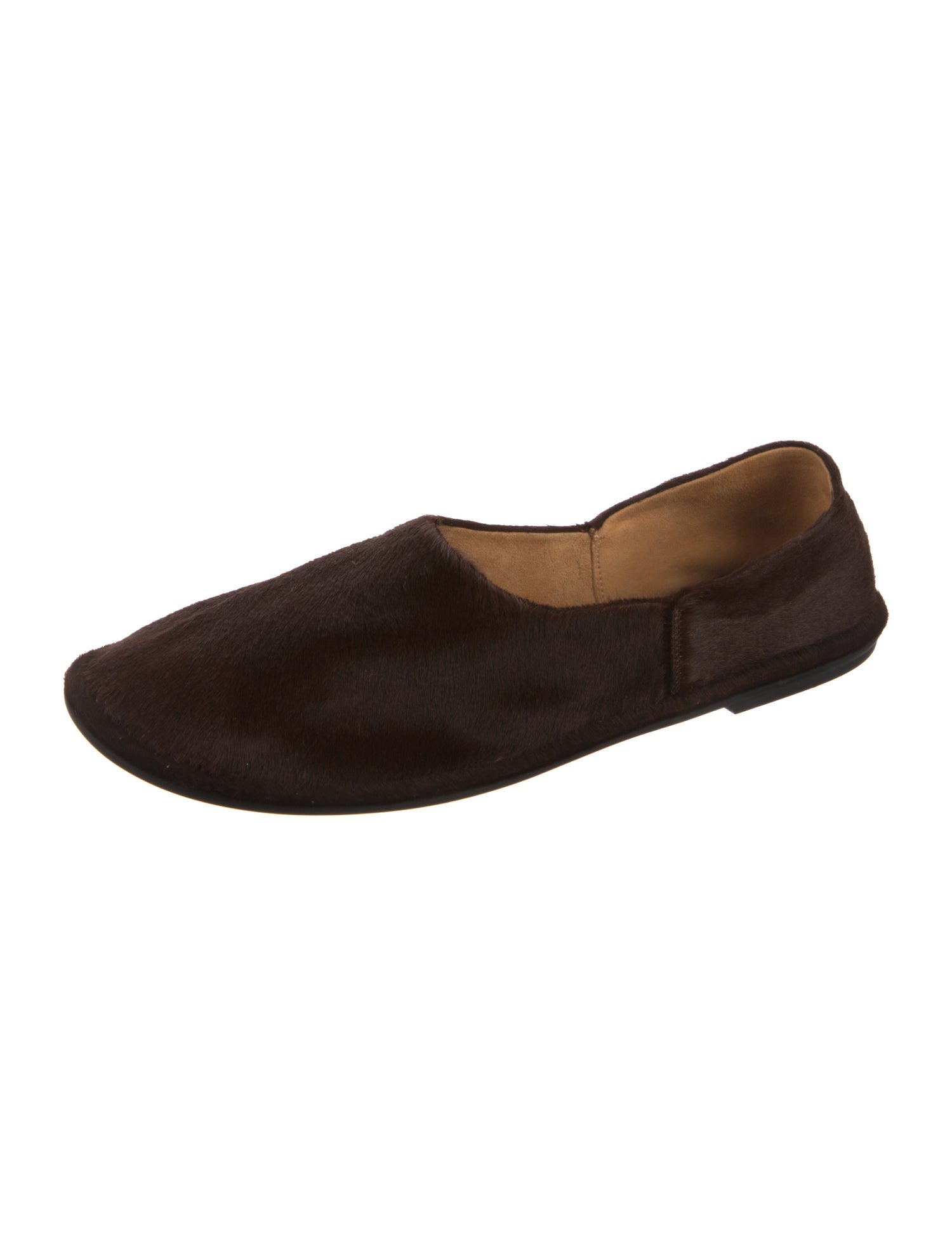 The Row Canal Ponyhair Ballet Flats