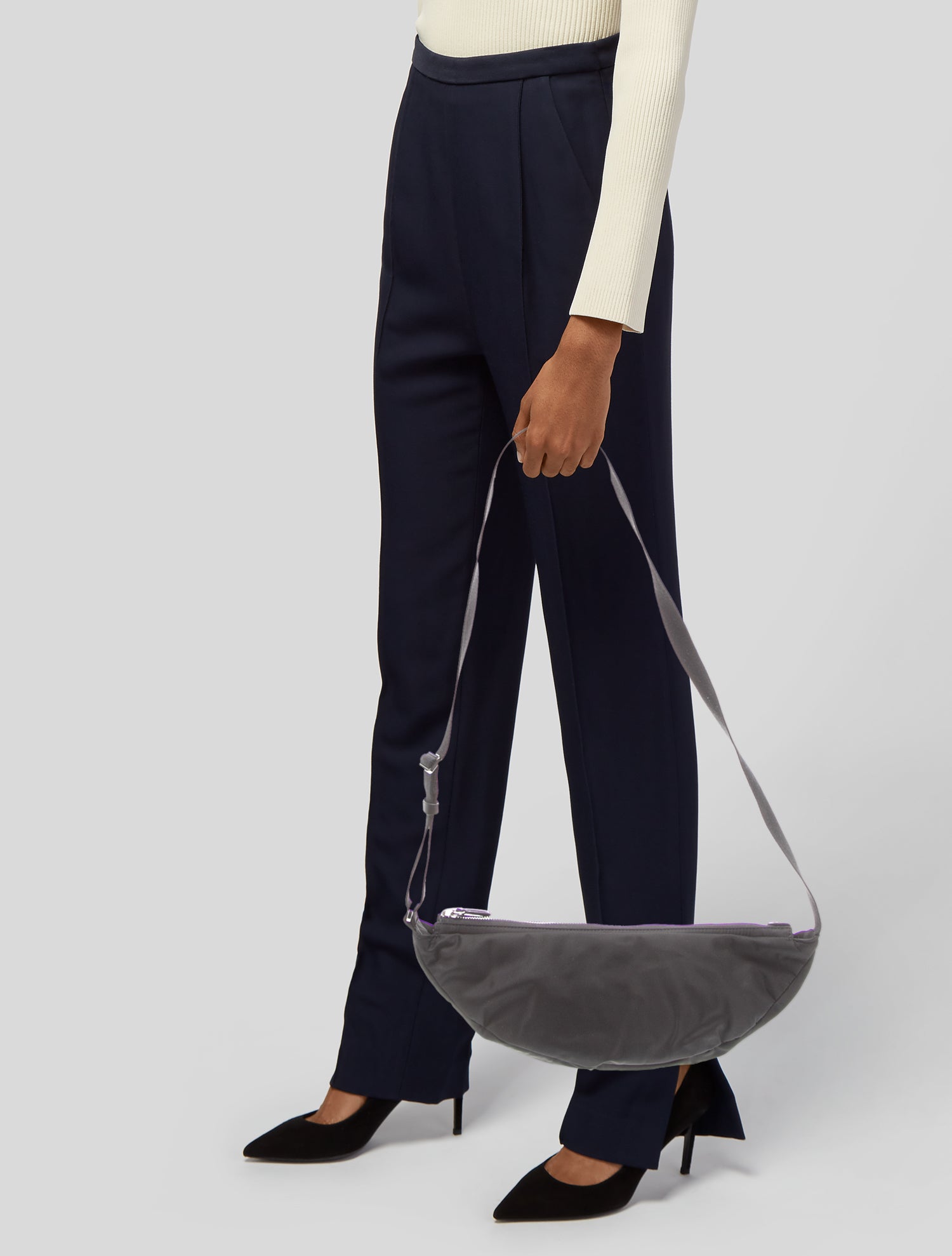 The Row Nylon Nylon Slouchy Banana Bag