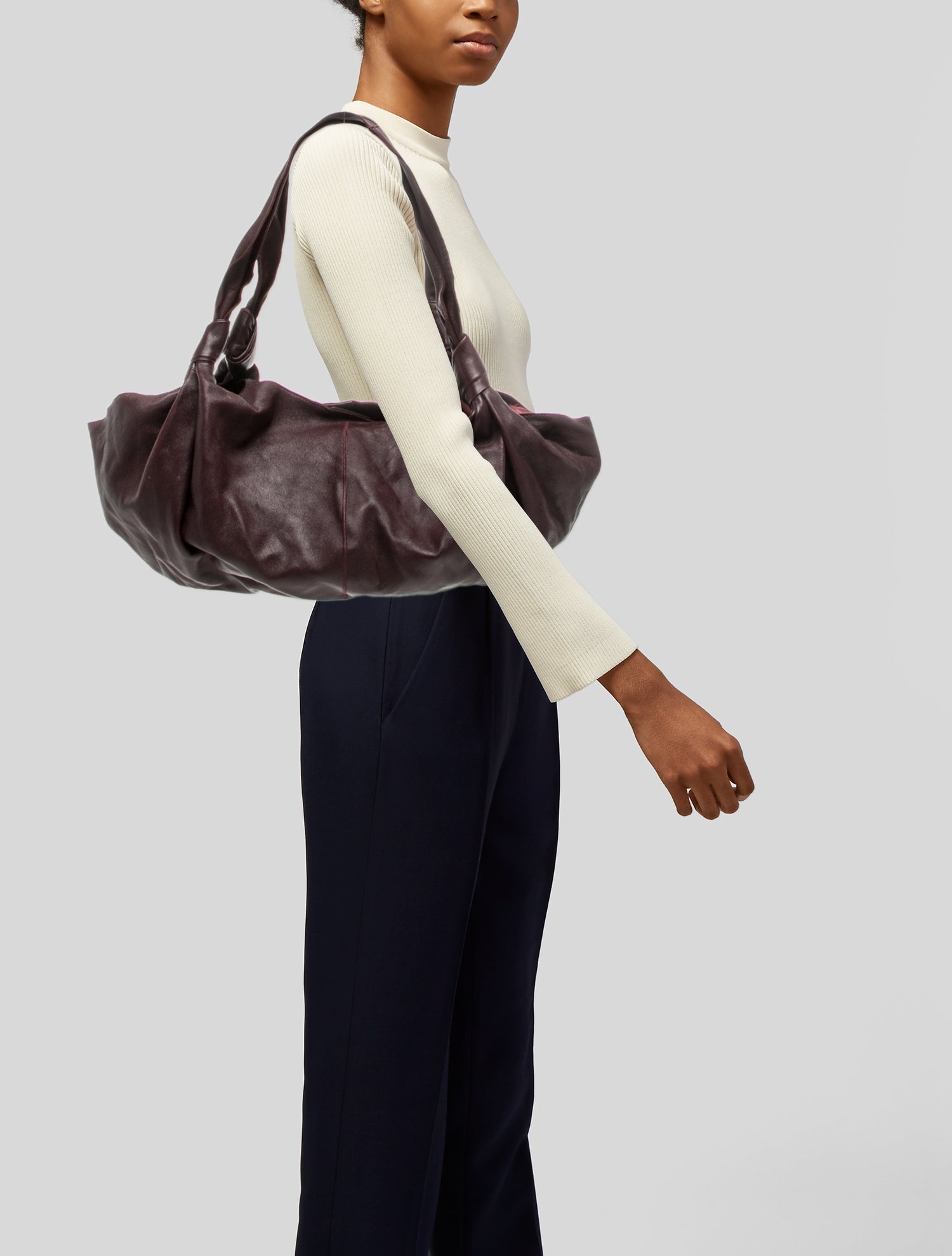 The Row Leather Ascot Medium