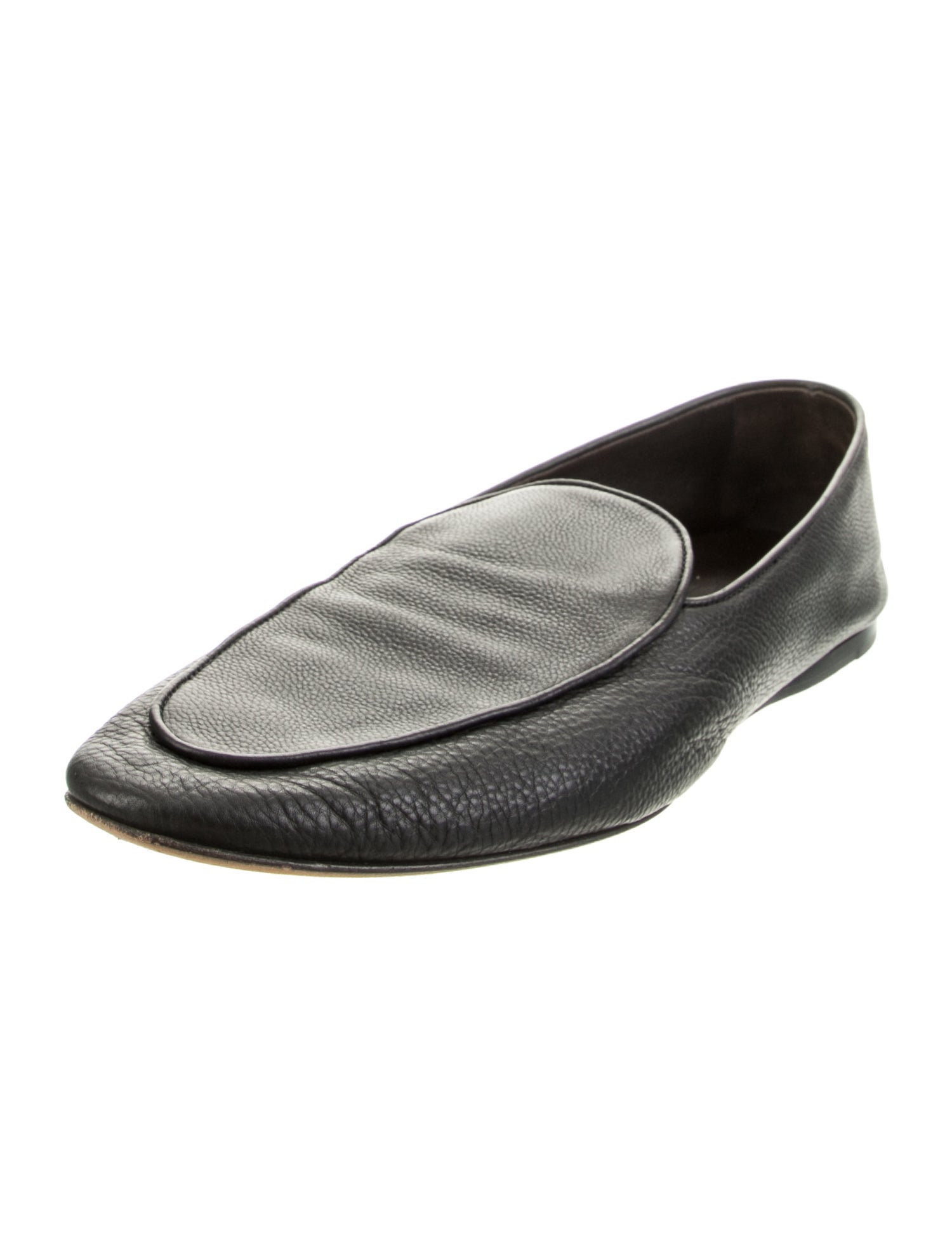 The Row Awar Leather Loafers