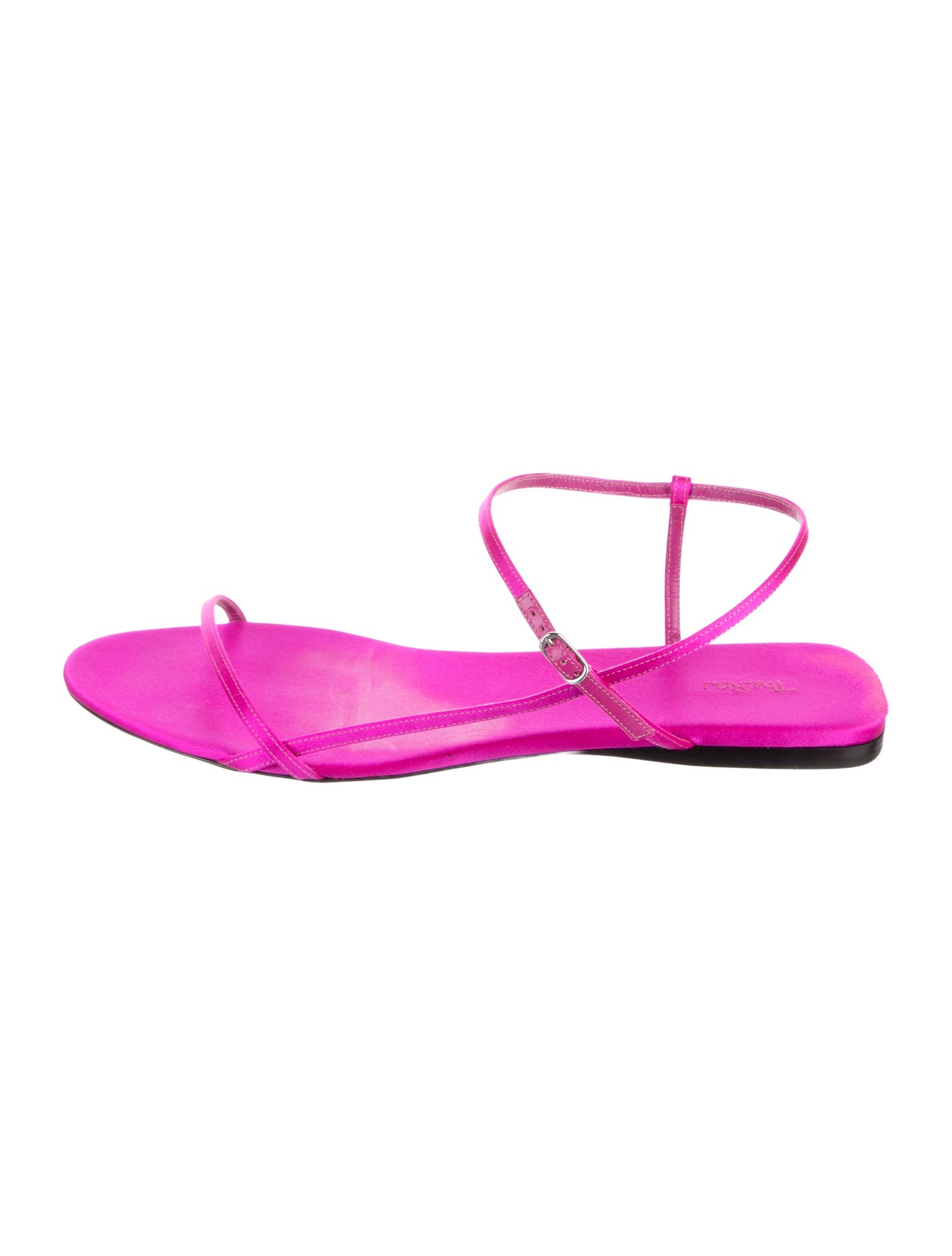 The Row Satin Slingback Sandals