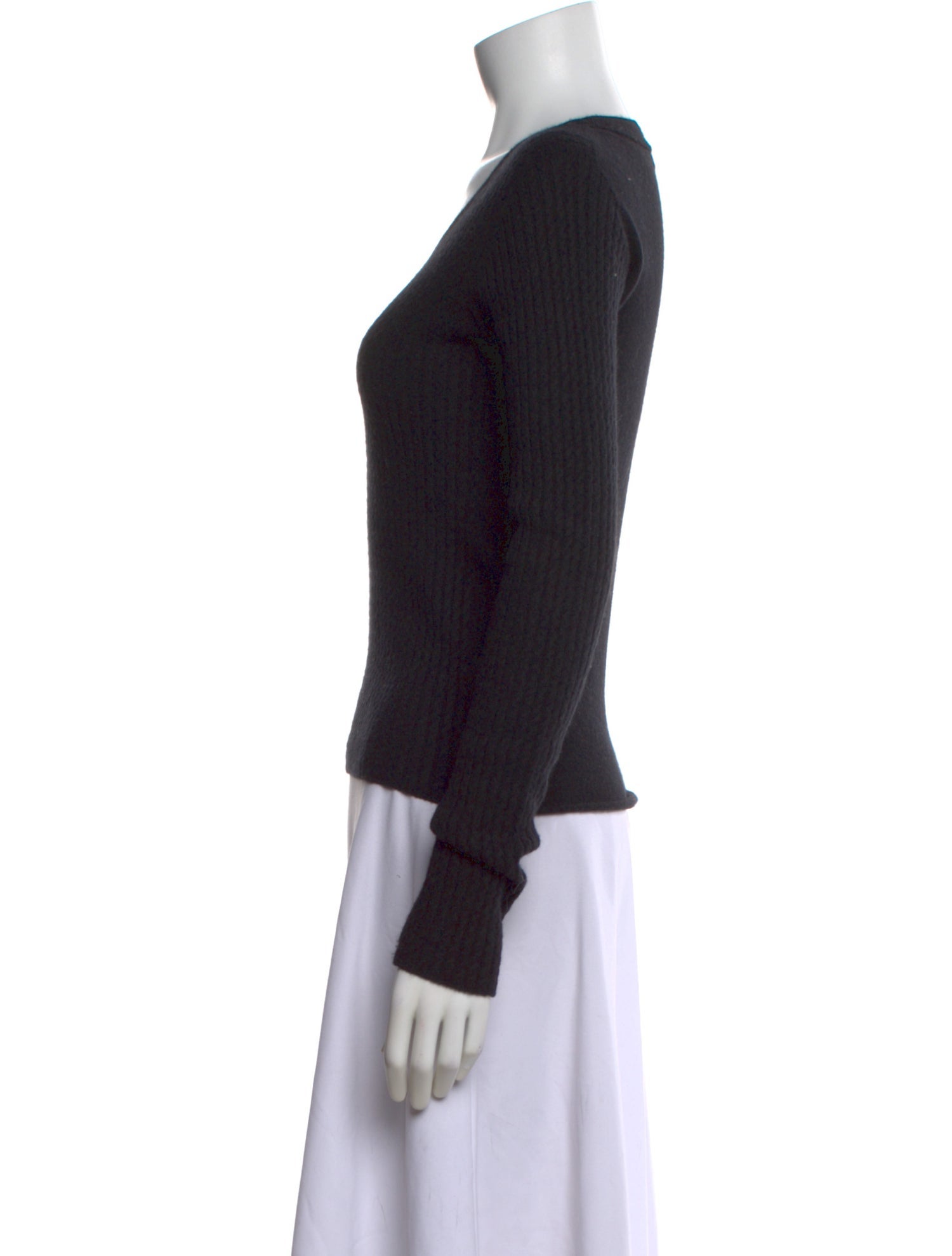 The Row Silk Long Sleeve Blouse