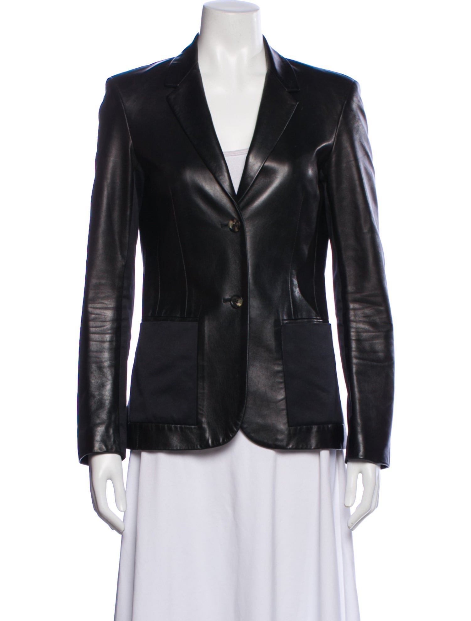 The Row Lambskin Blazer