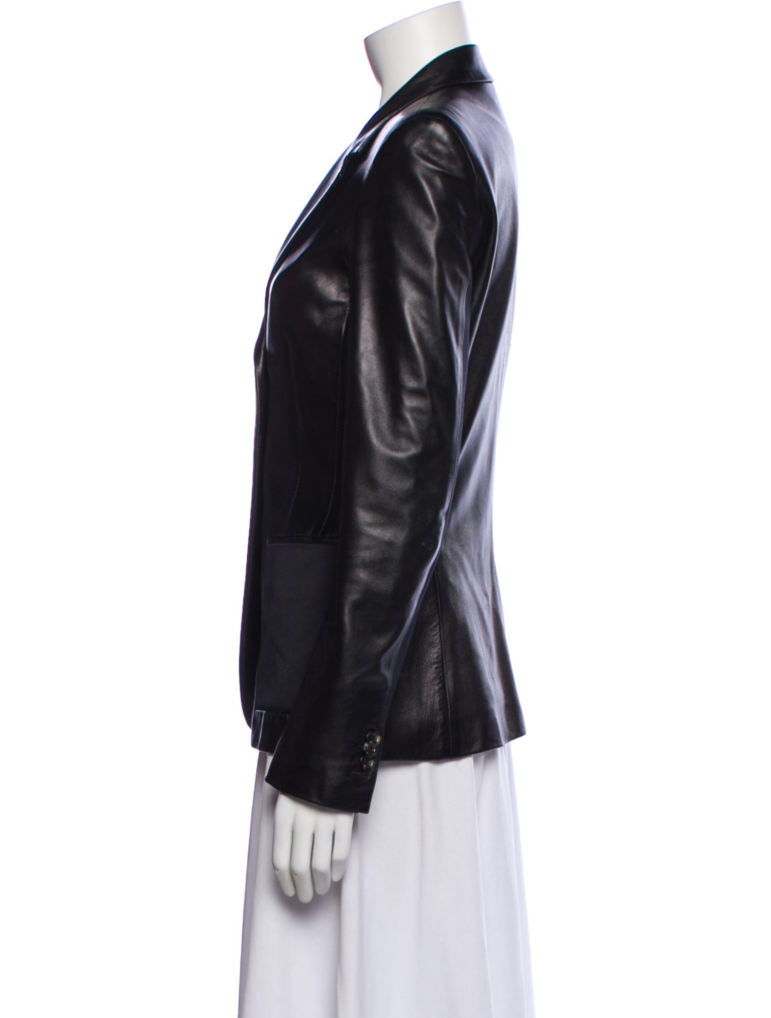 The Row Lambskin Blazer