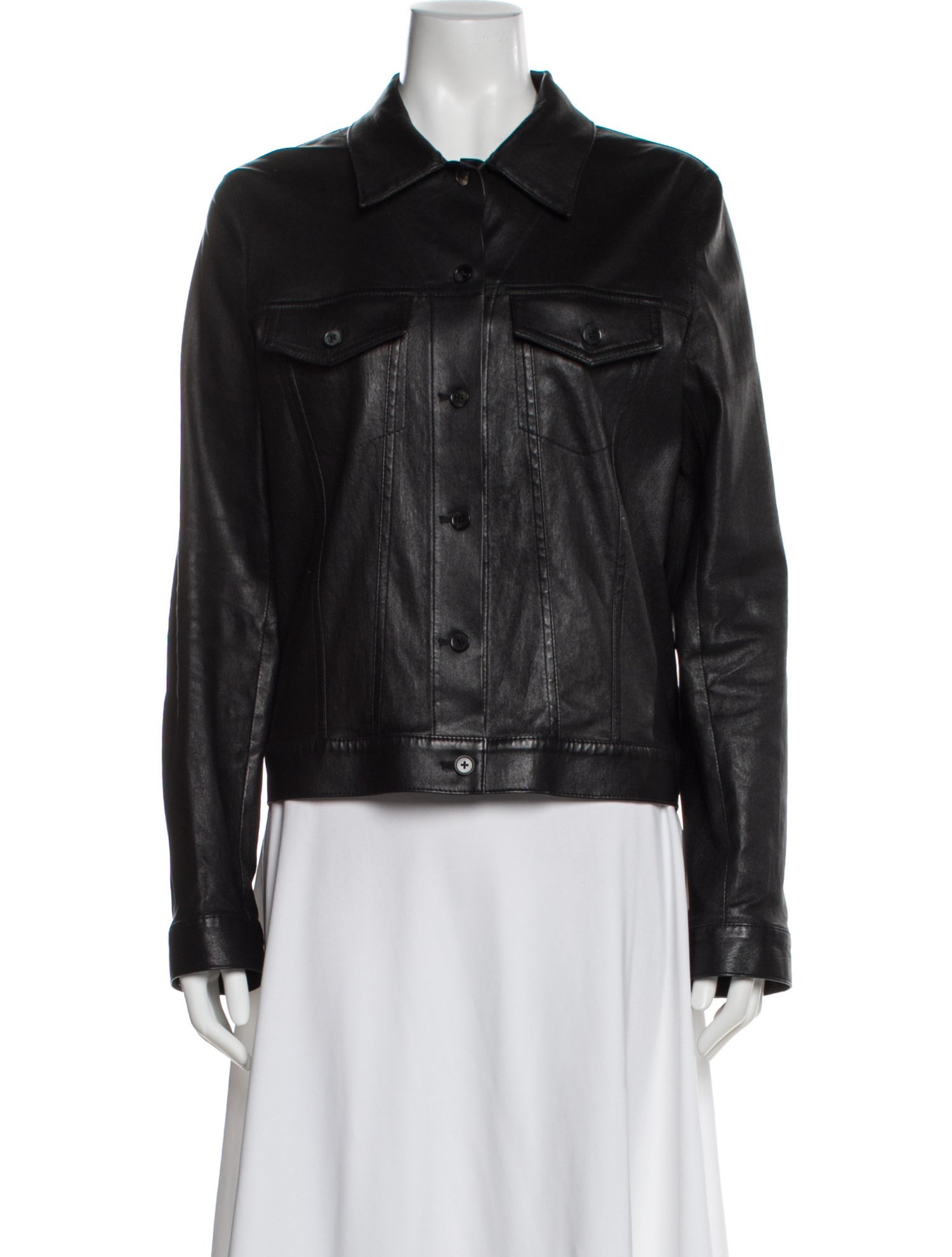 The Row Lambskin Denim Jacket