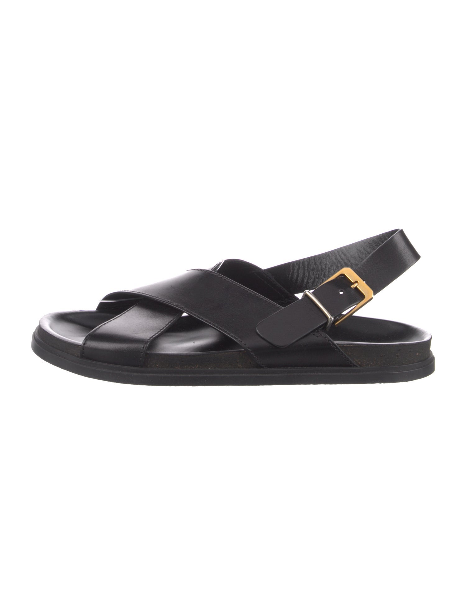 The Row Leather Slingback Sandals