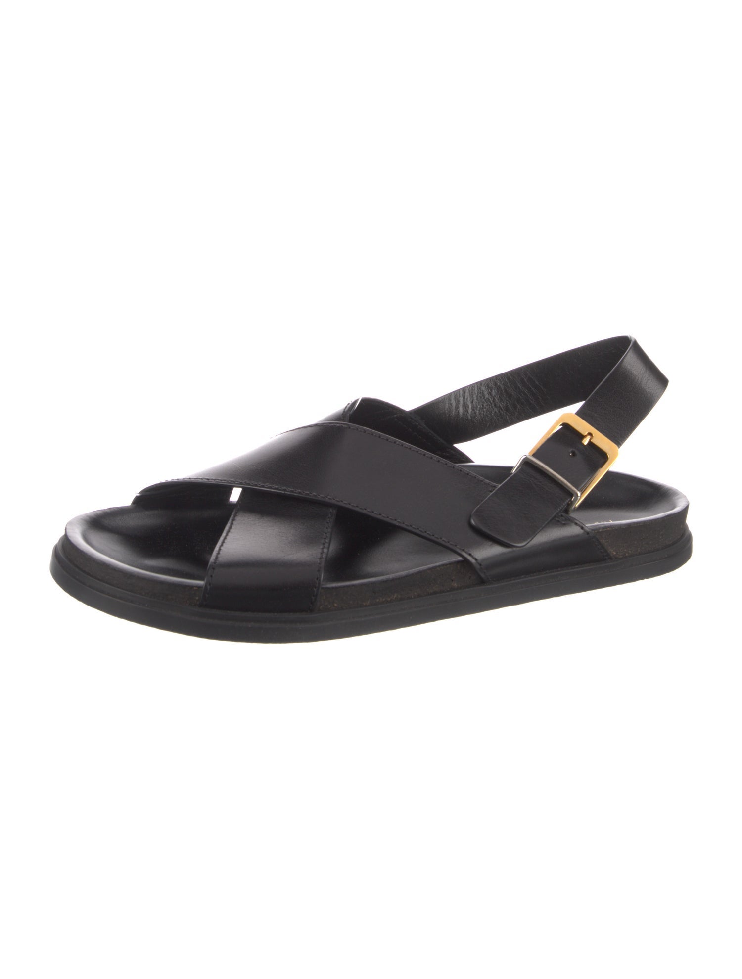 The Row Leather Slingback Sandals