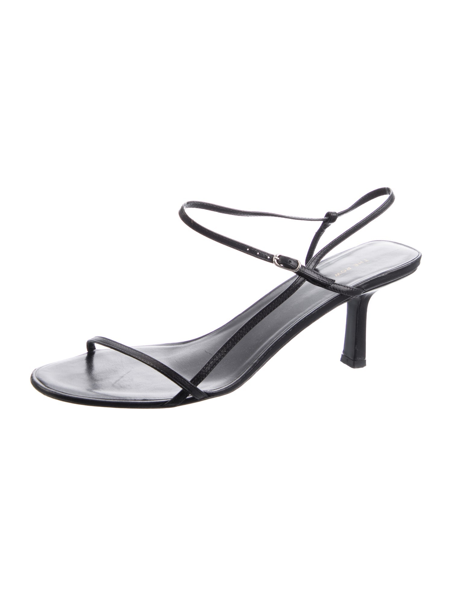 The Row Bare Leather Slingback Sandals