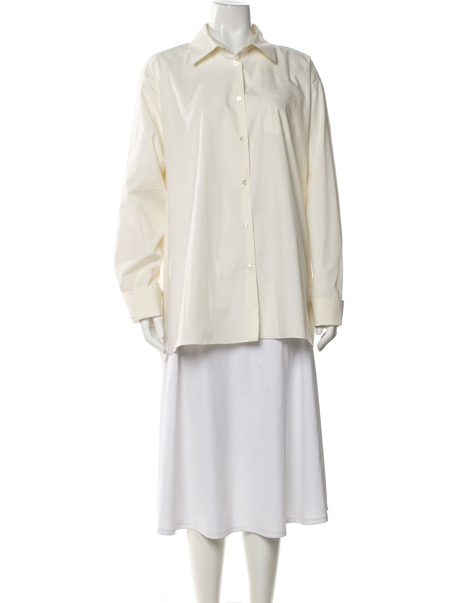 The Row Moon shirt Long Sleeve Button-Up Top