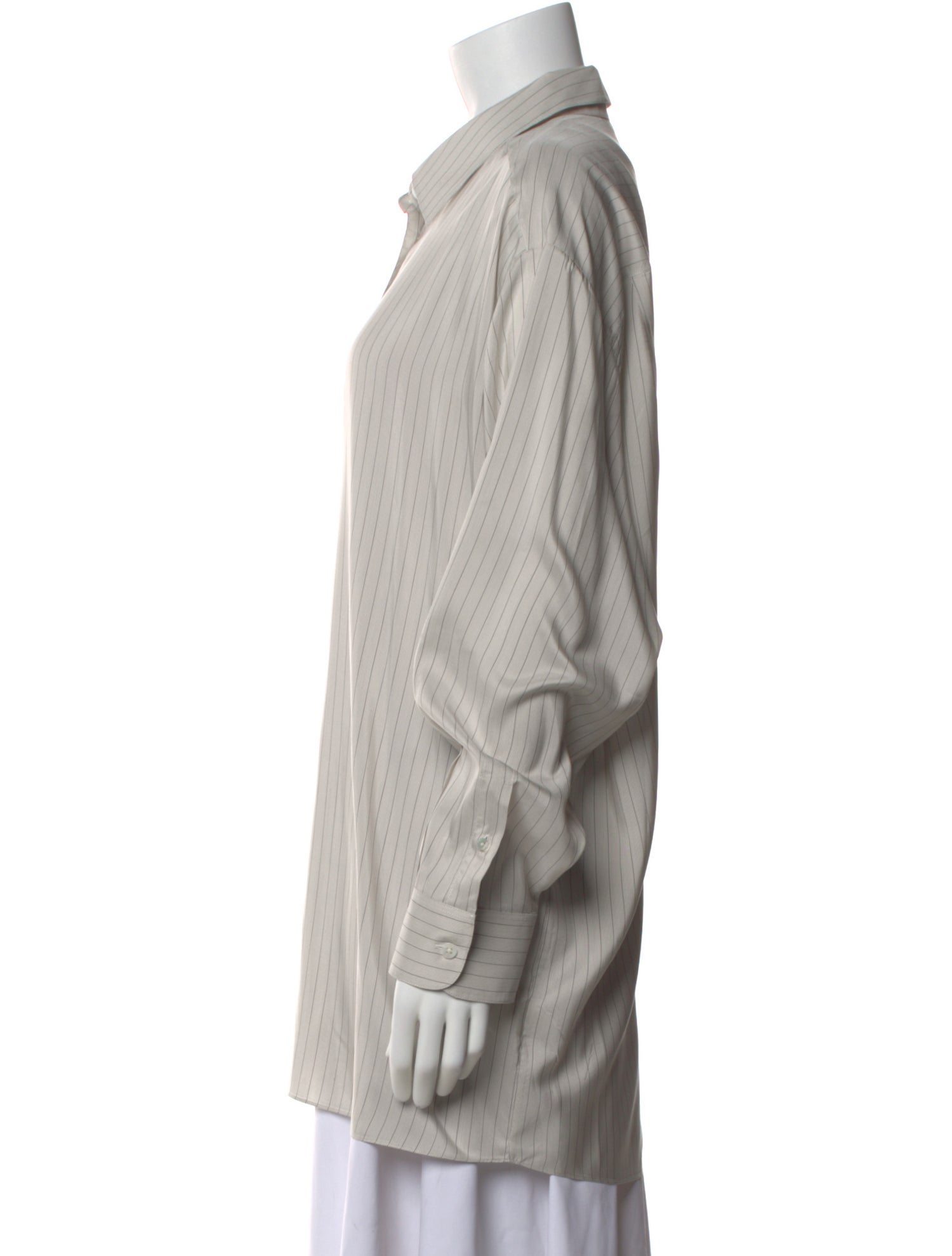 The Row Luka shirt Silk Button-Up Top