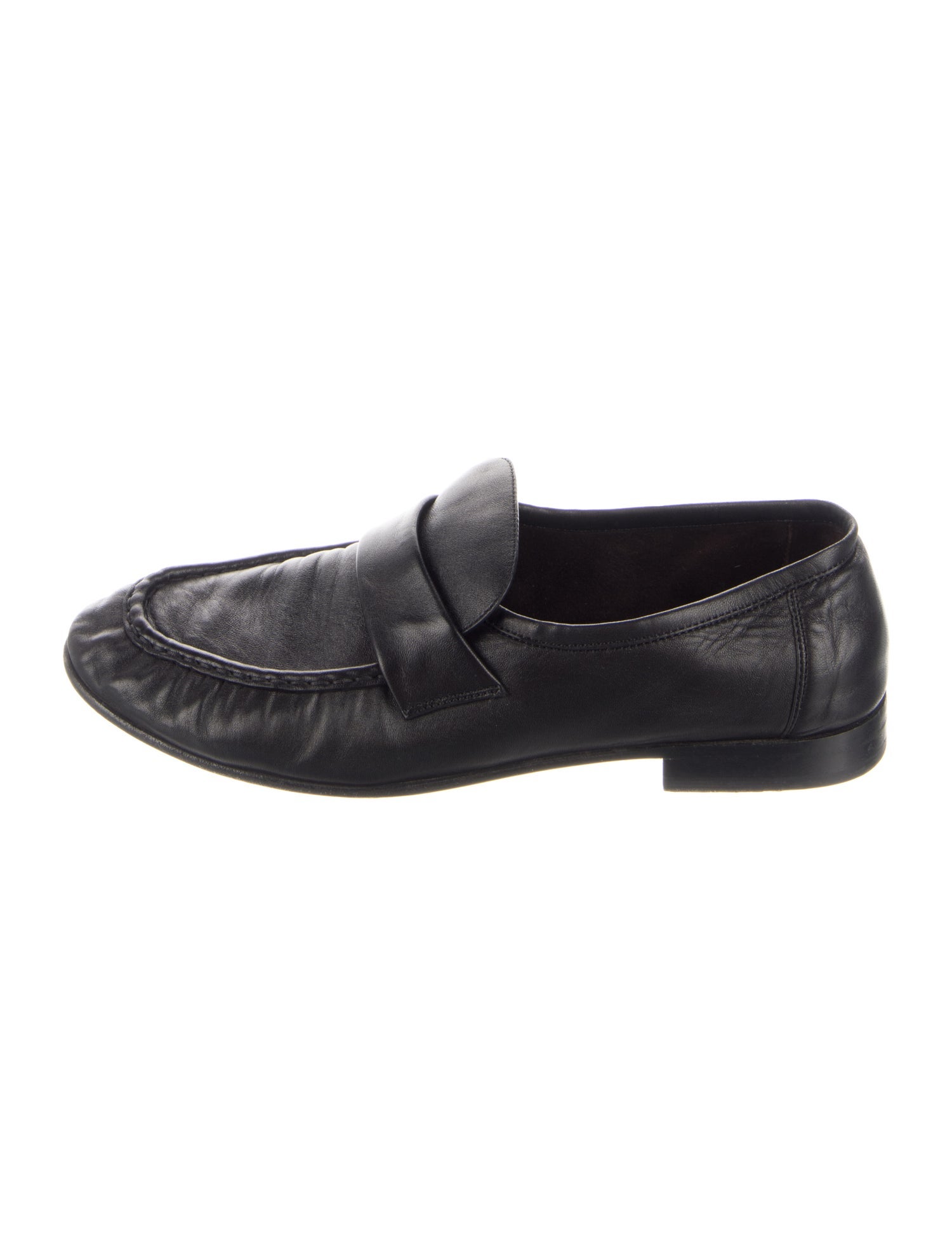 The Row Soft Leather Leather Dress Loafers