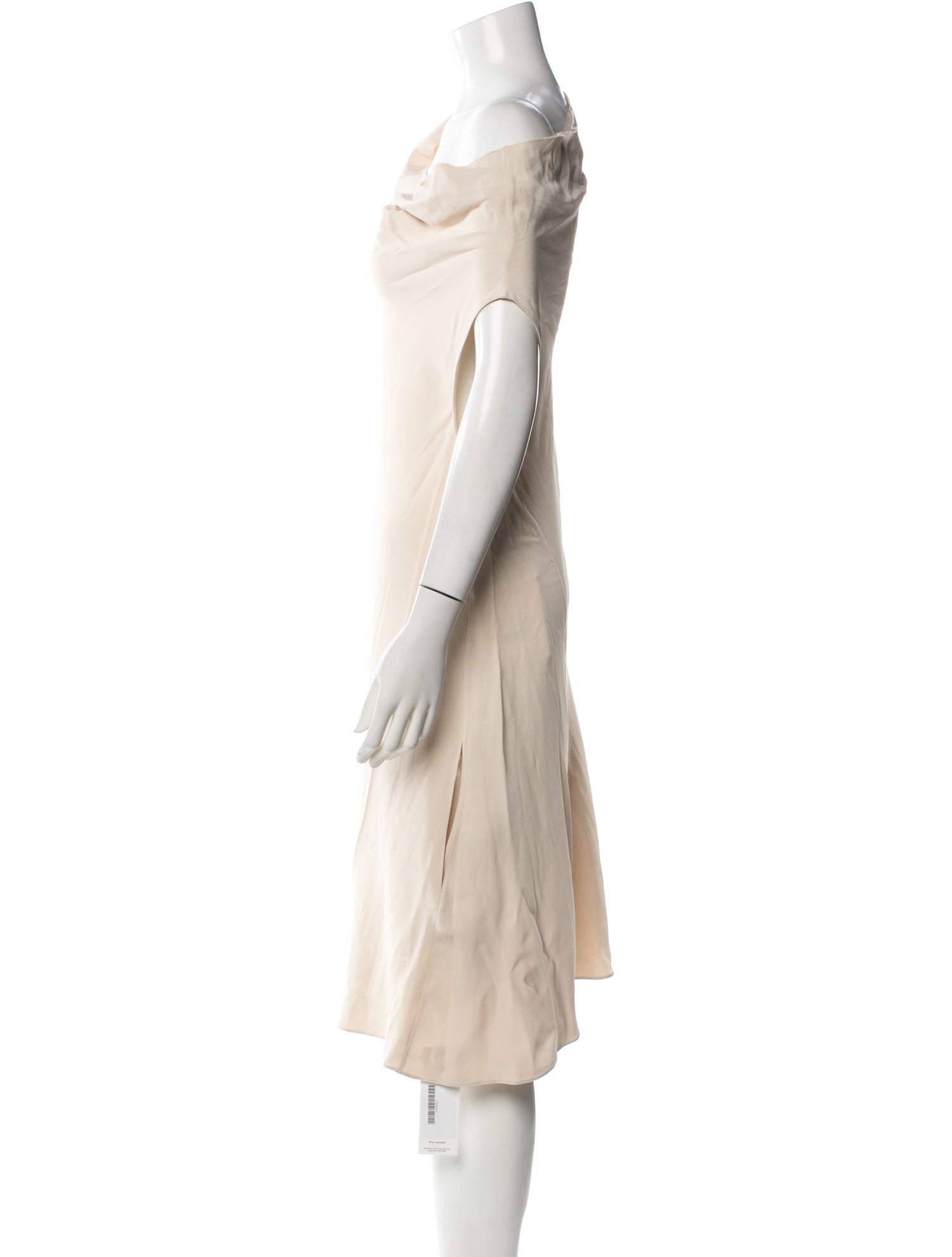 The Row One-Shoulder Knee-Length Dress