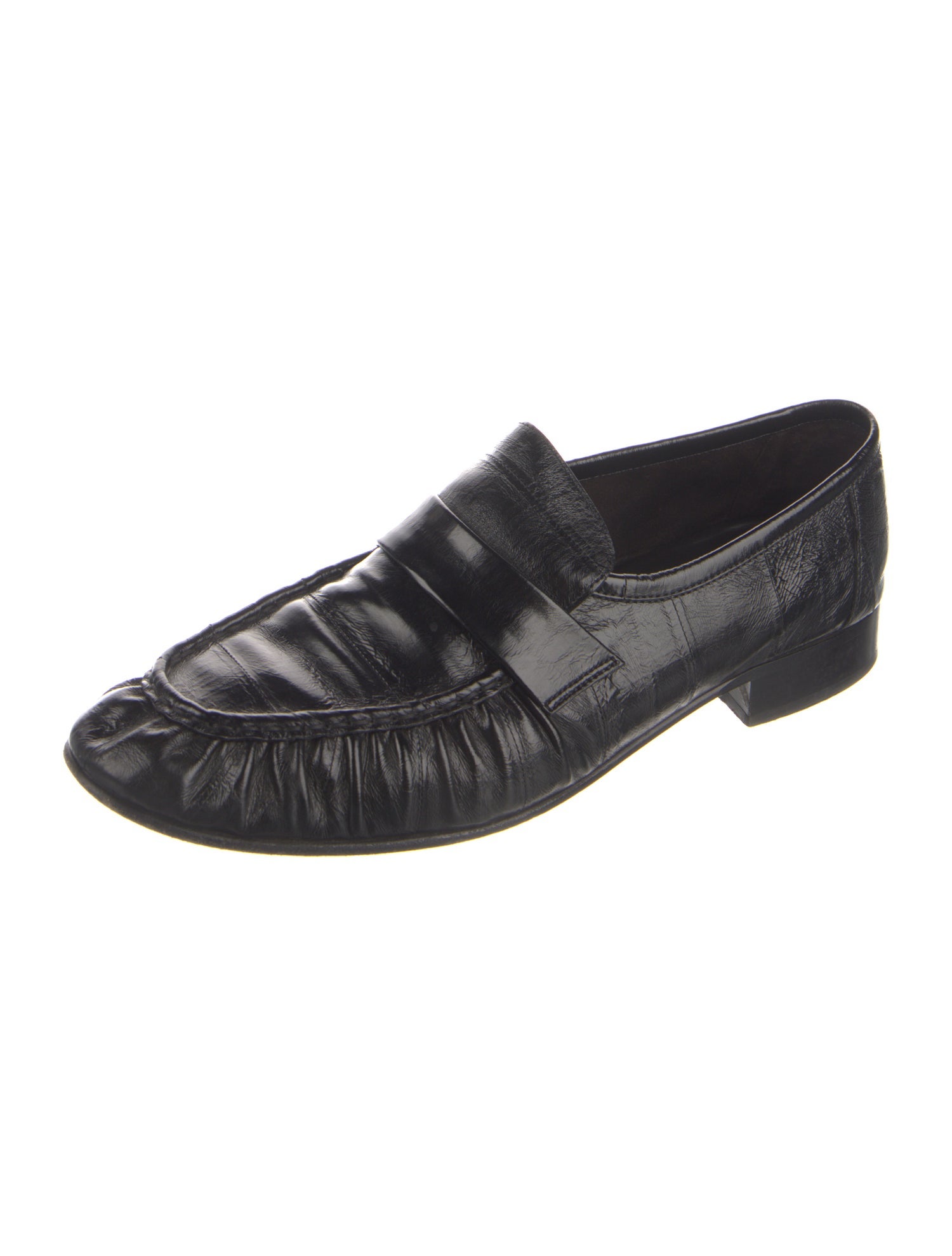 The Row Soft Leather Dress Loafers