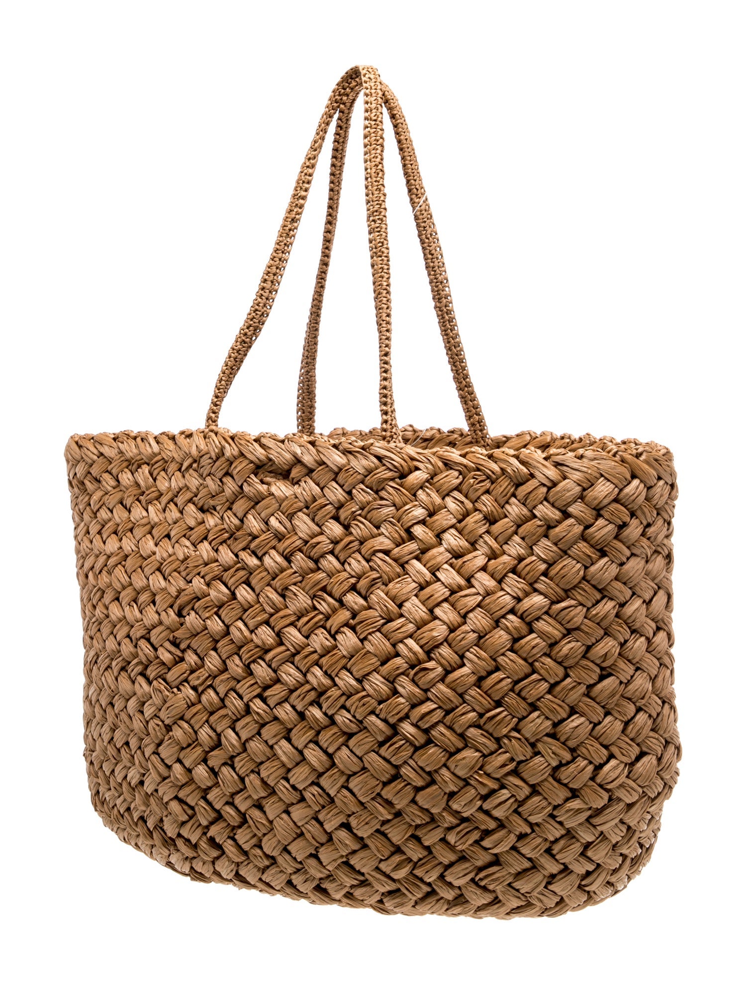 THE ROW Estelle ラフィアバッグ カゴバッグ The Row Raffia Estelle Two Large - Brown Totes, Handbags