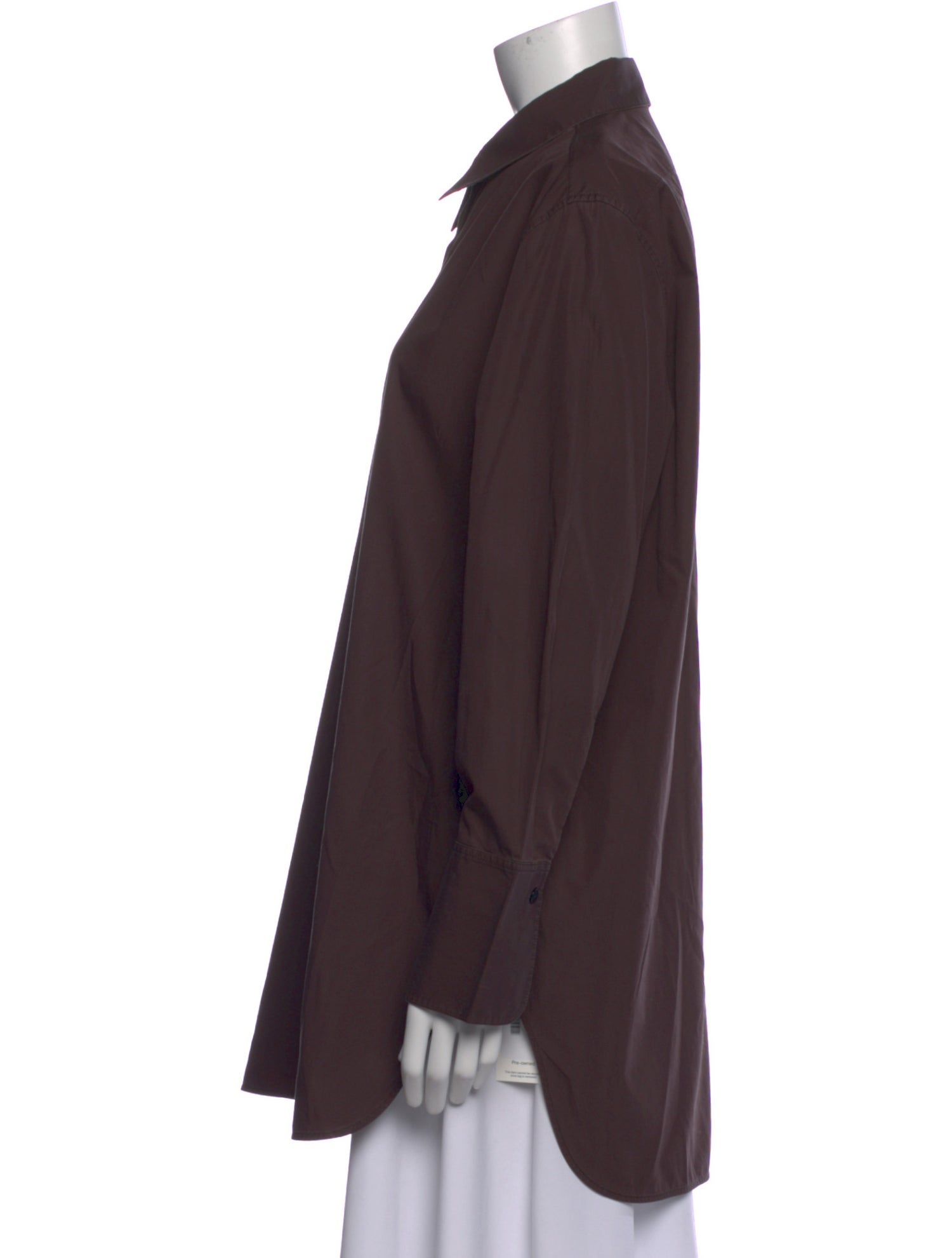 The Row Long Sleeve Button-Up Top