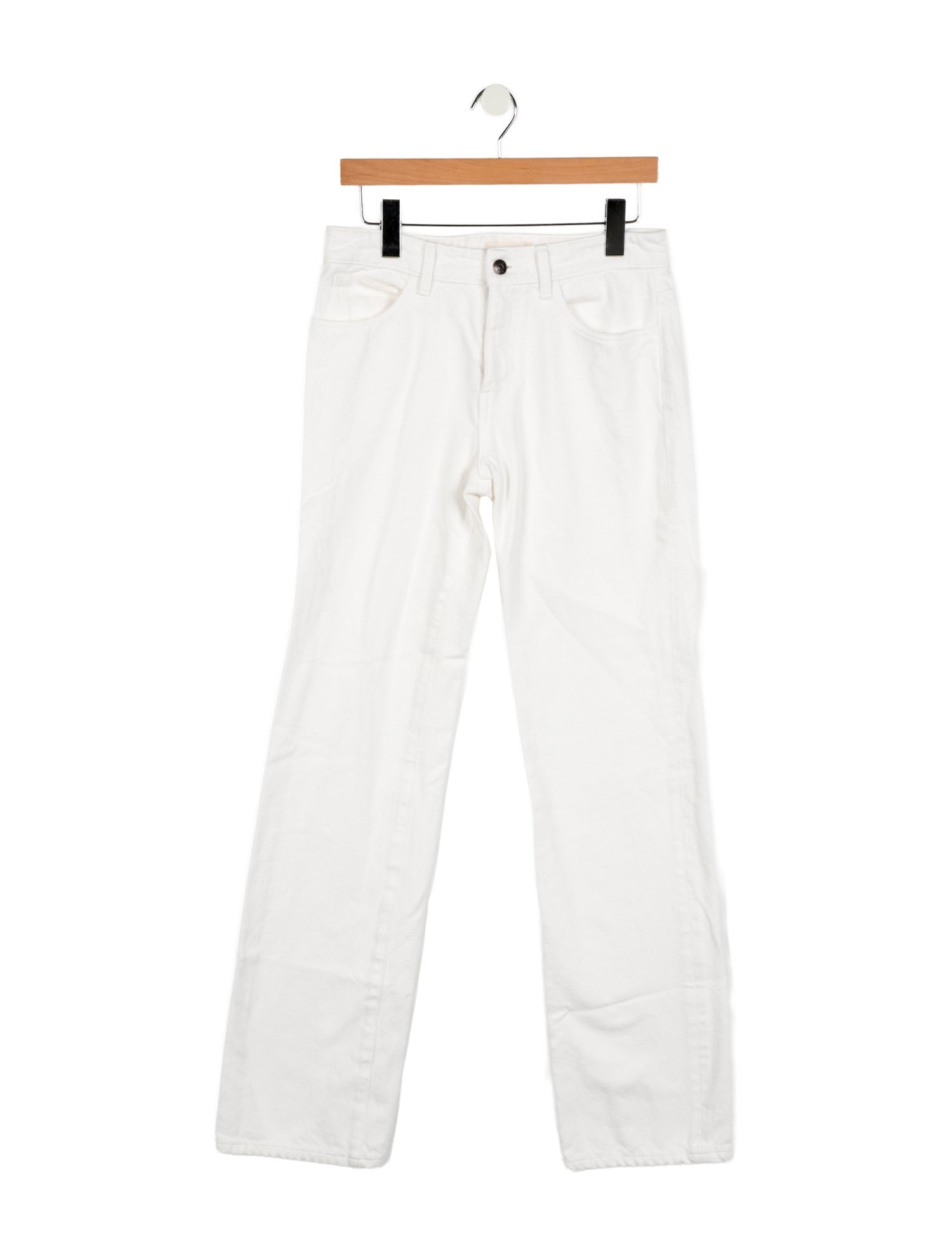 The Row Mid-Rise Straight Leg Jeans