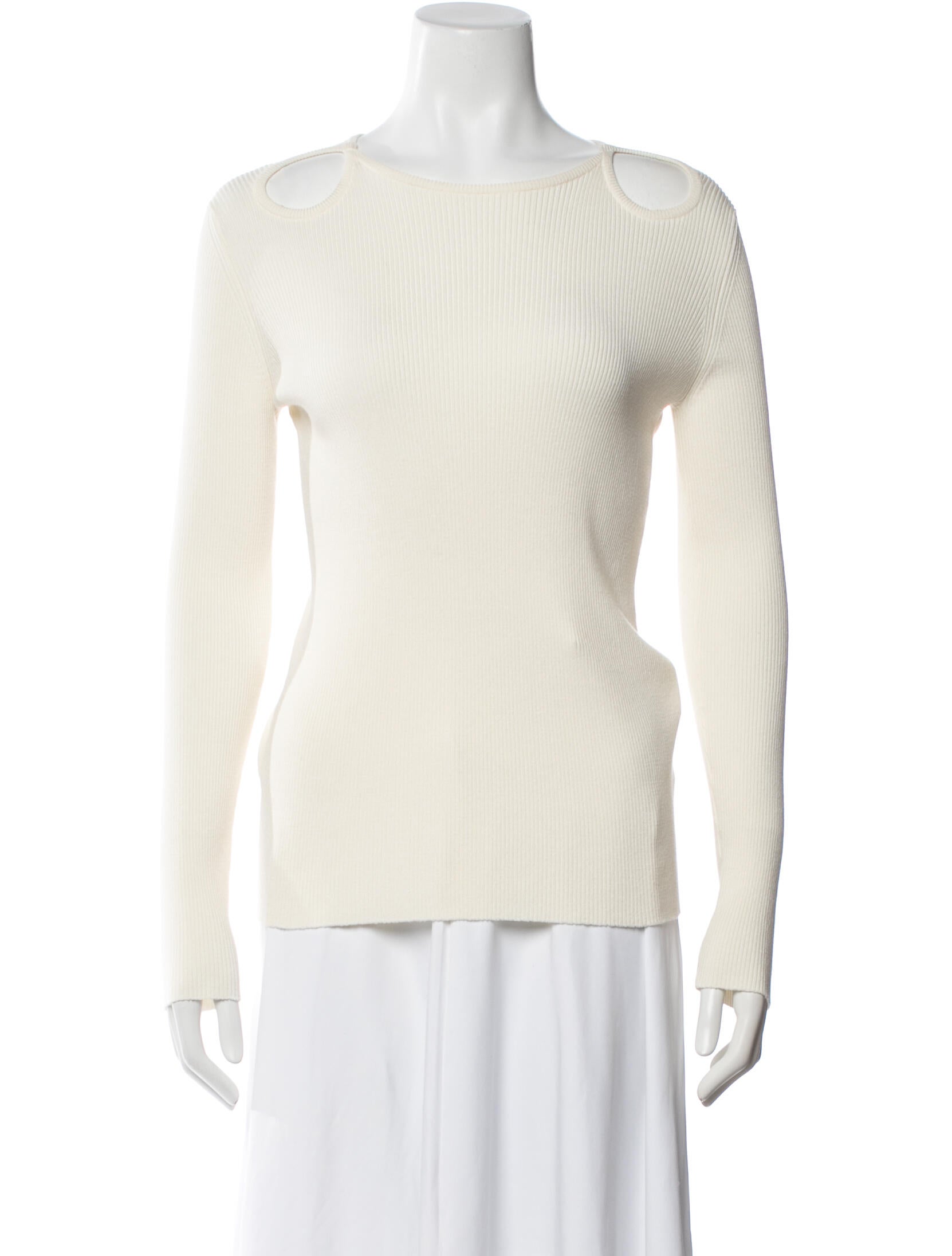 The Row Silk Scoop Neck Sweater