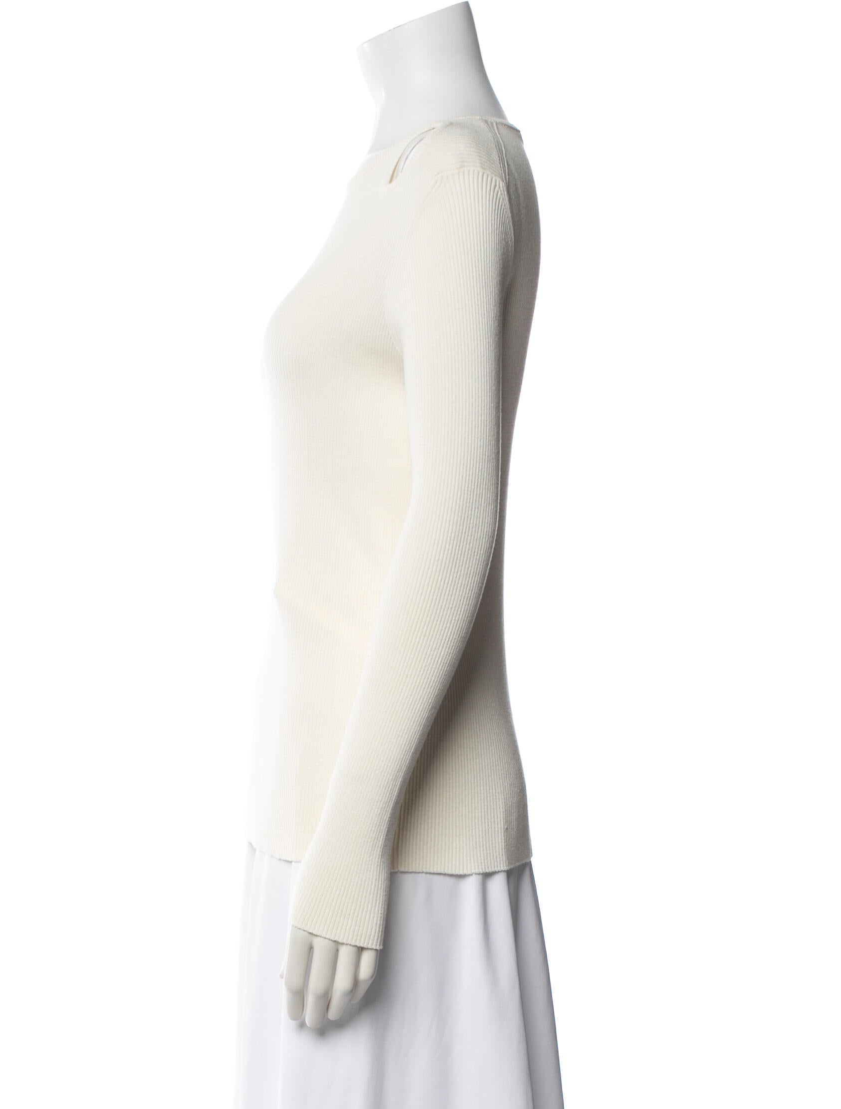 The Row Silk Scoop Neck Sweater
