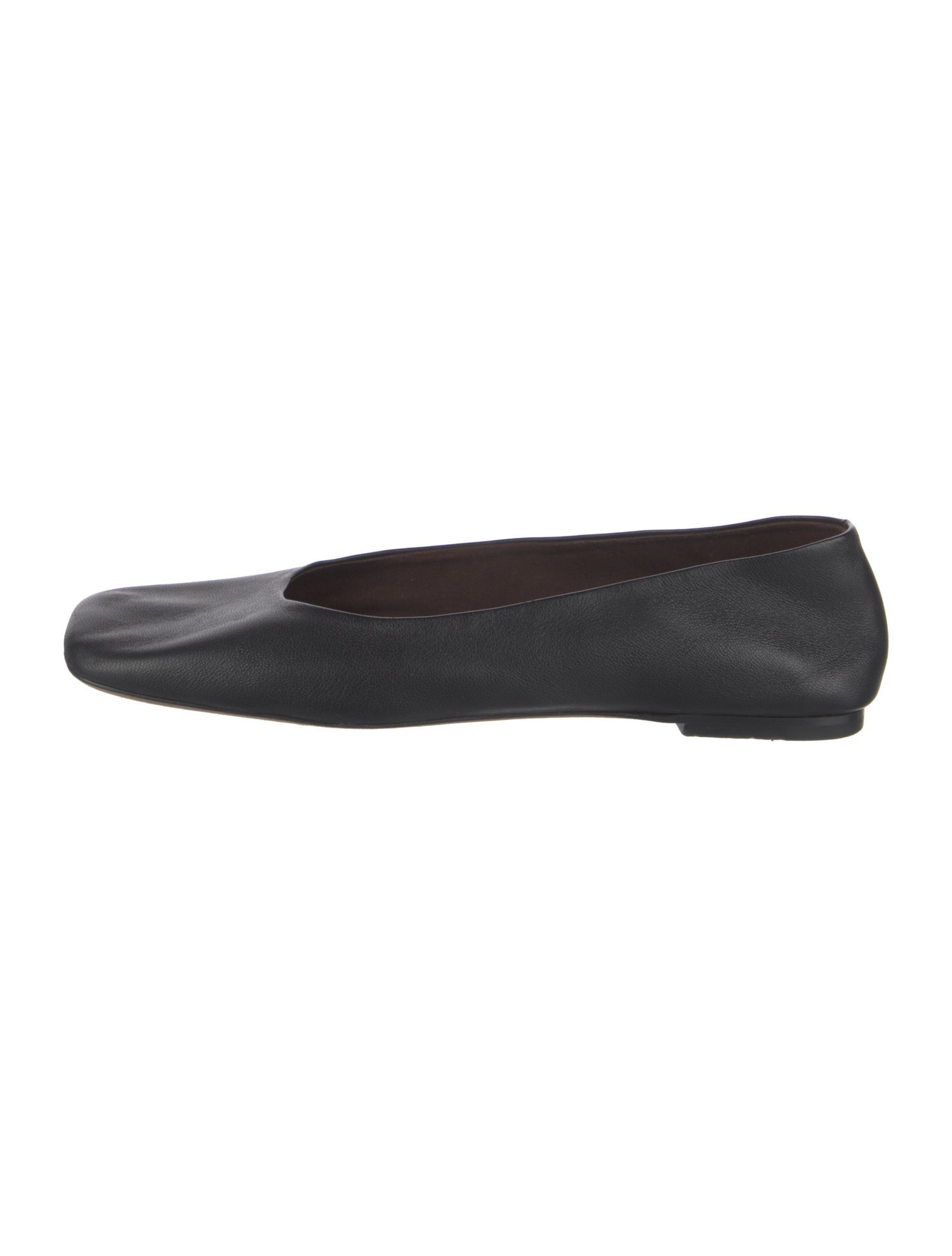 The Row Leather Ballet Flats
